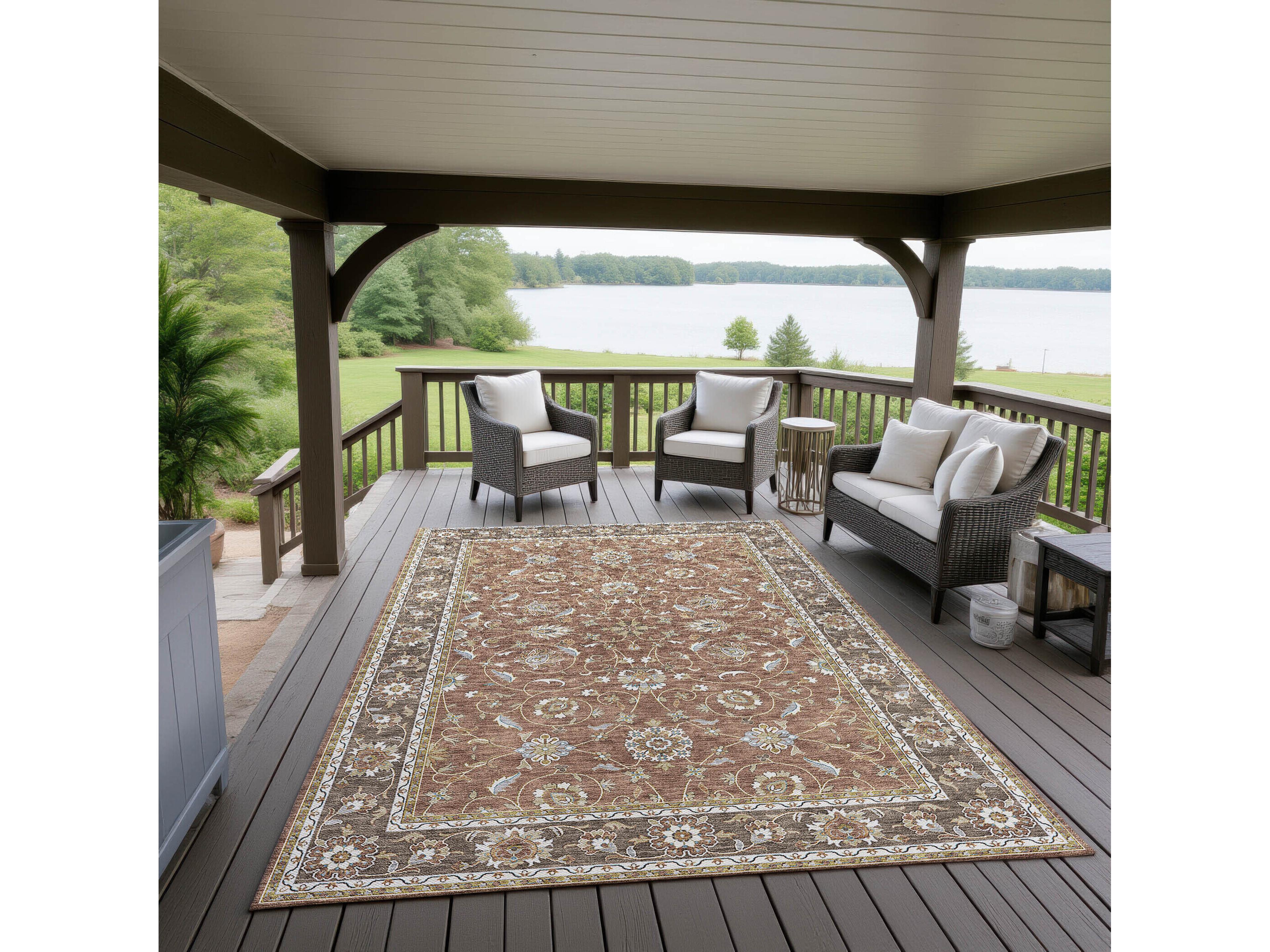 Dalyn Hatay Bordered Area Rug