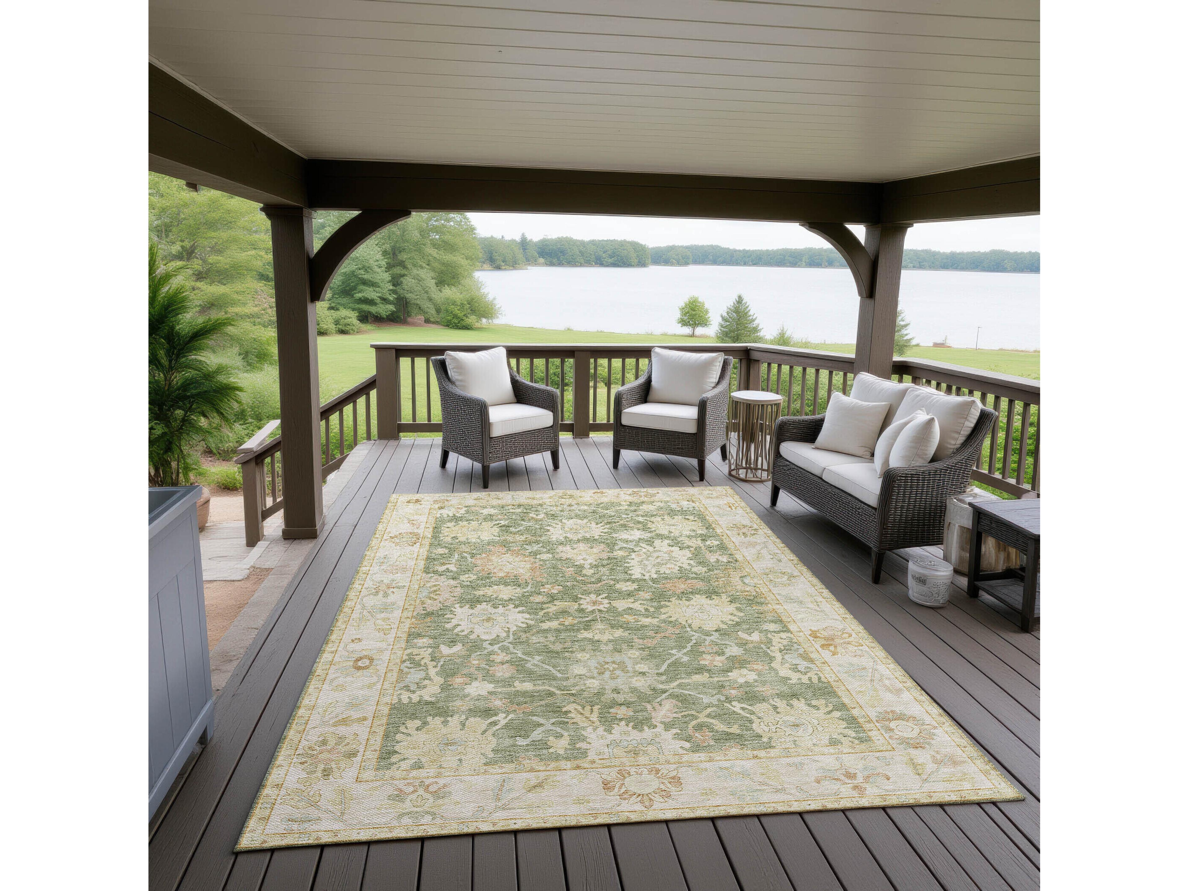 Dalyn Hatay Bordered Area Rug