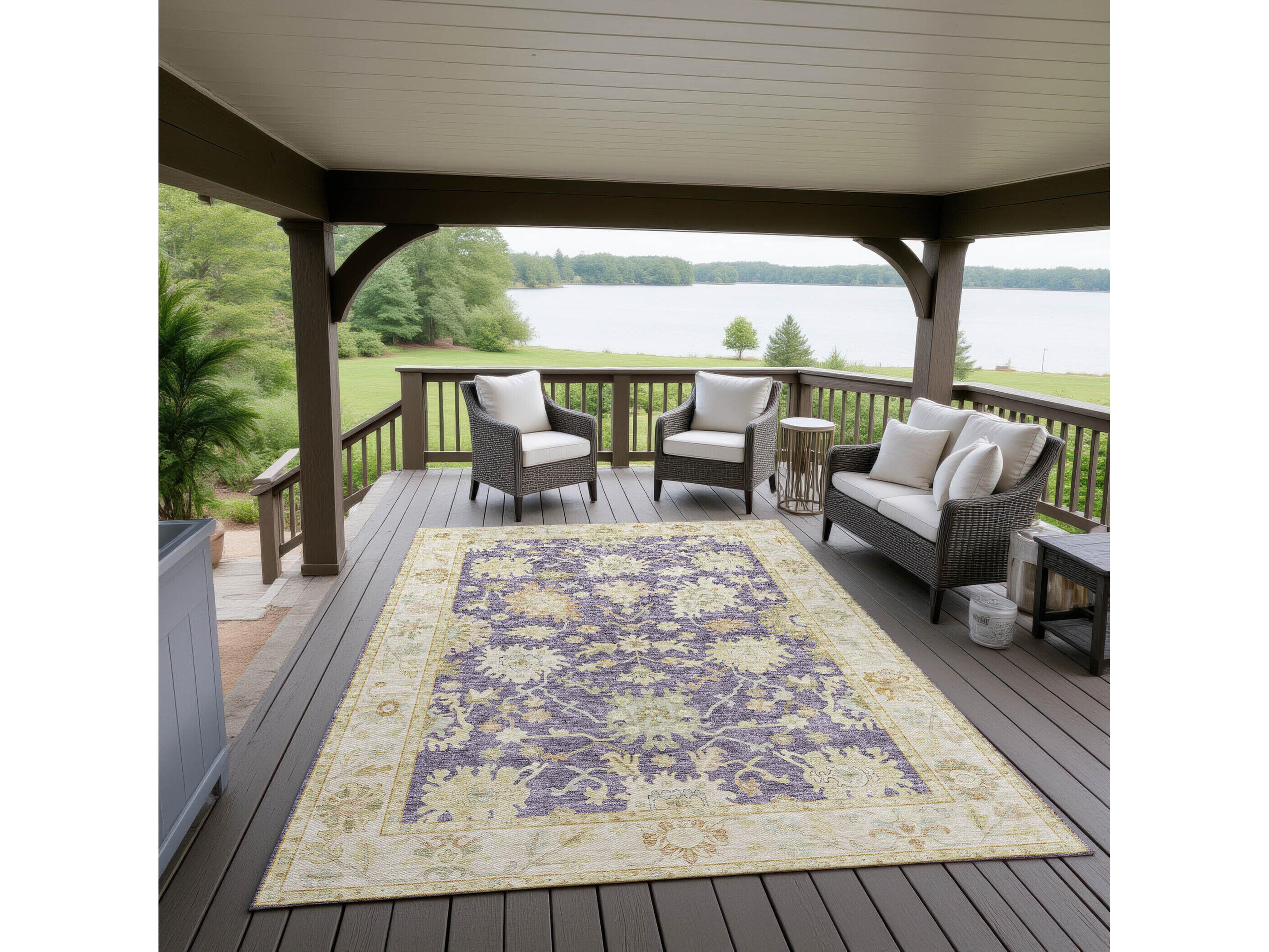 Dalyn Hatay Bordered Area Rug