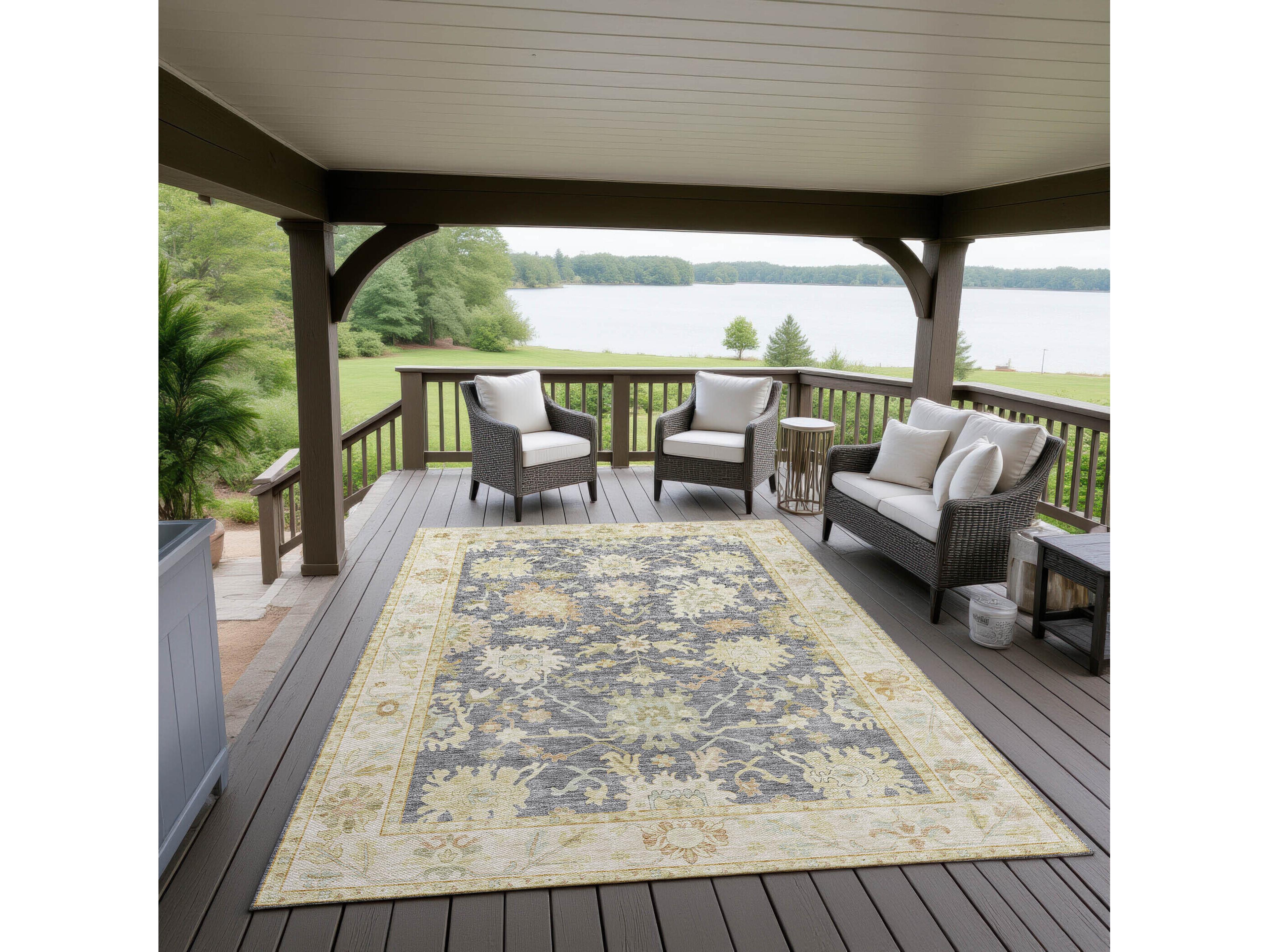 Dalyn Hatay Bordered Area Rug