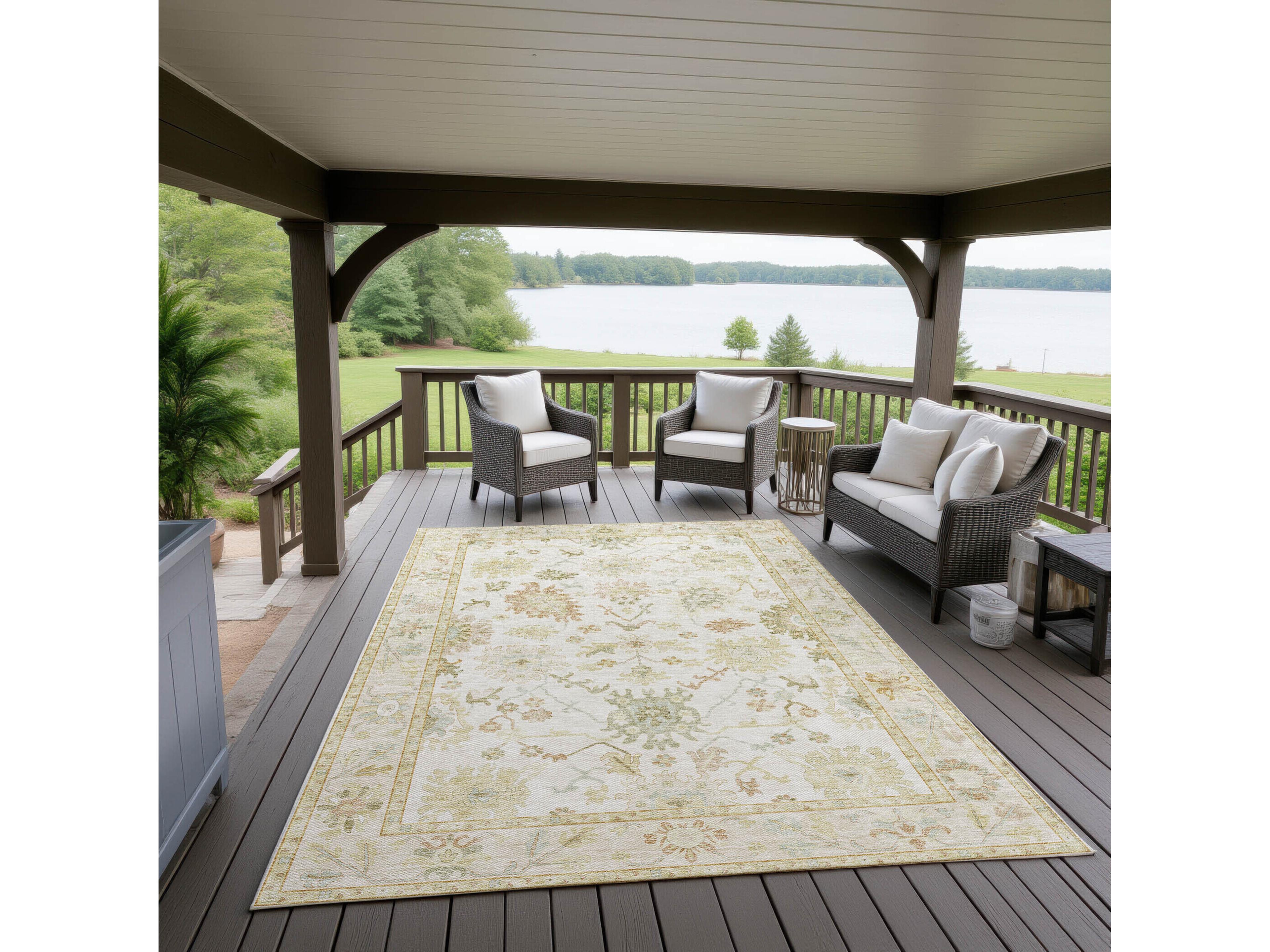 Dalyn Hatay Bordered Area Rug