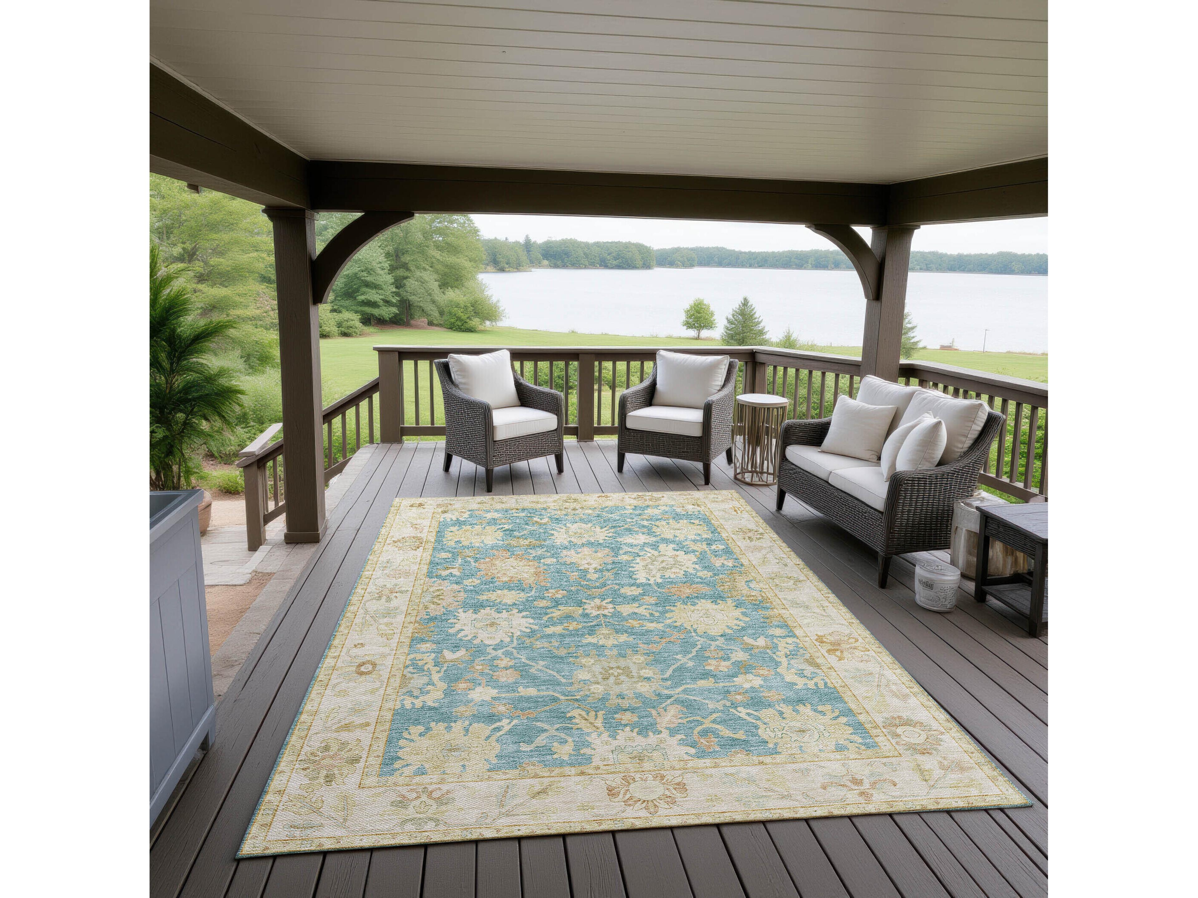 Dalyn Hatay Bordered Area Rug
