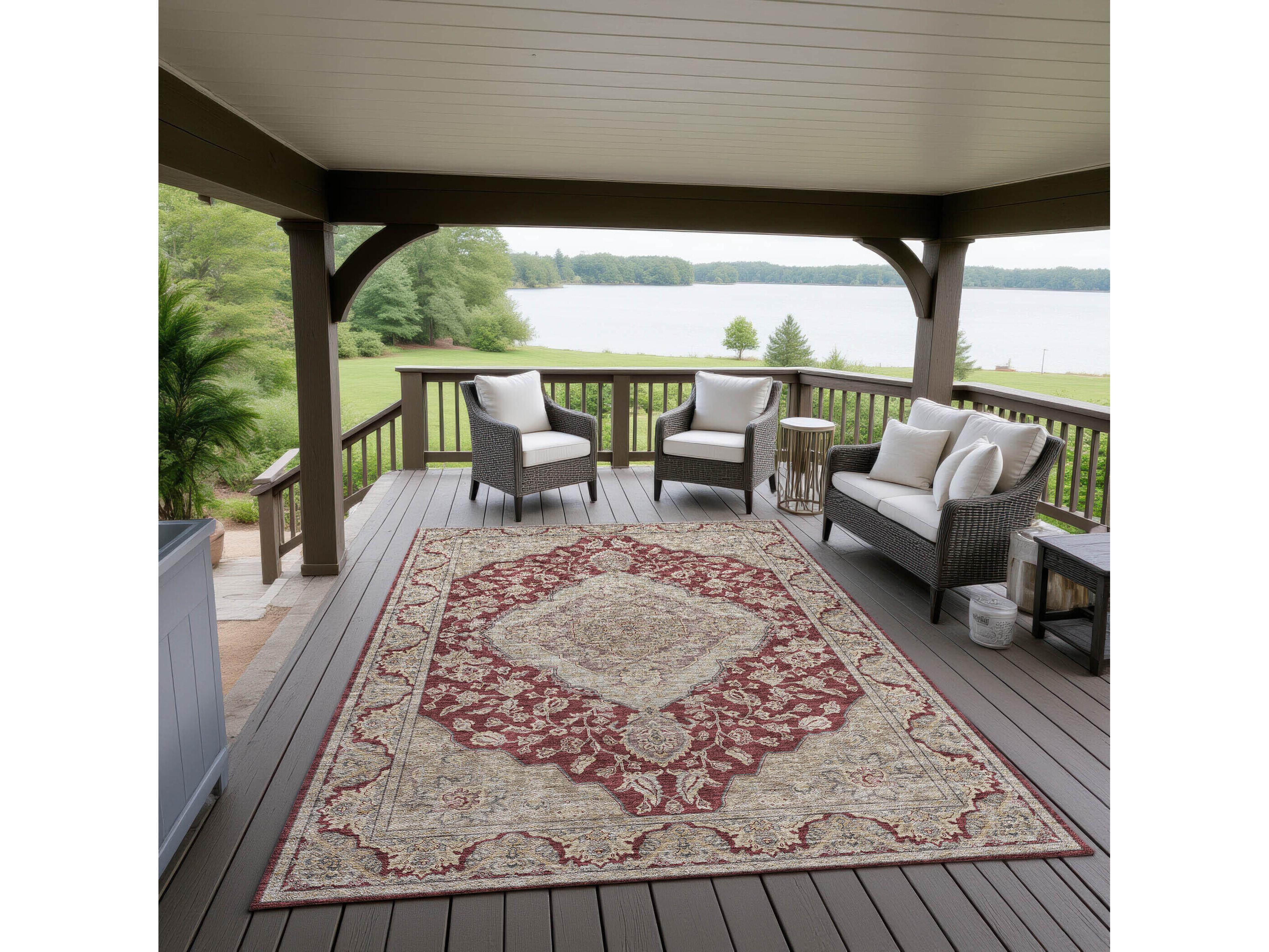 Dalyn Hatay Bordered Area Rug