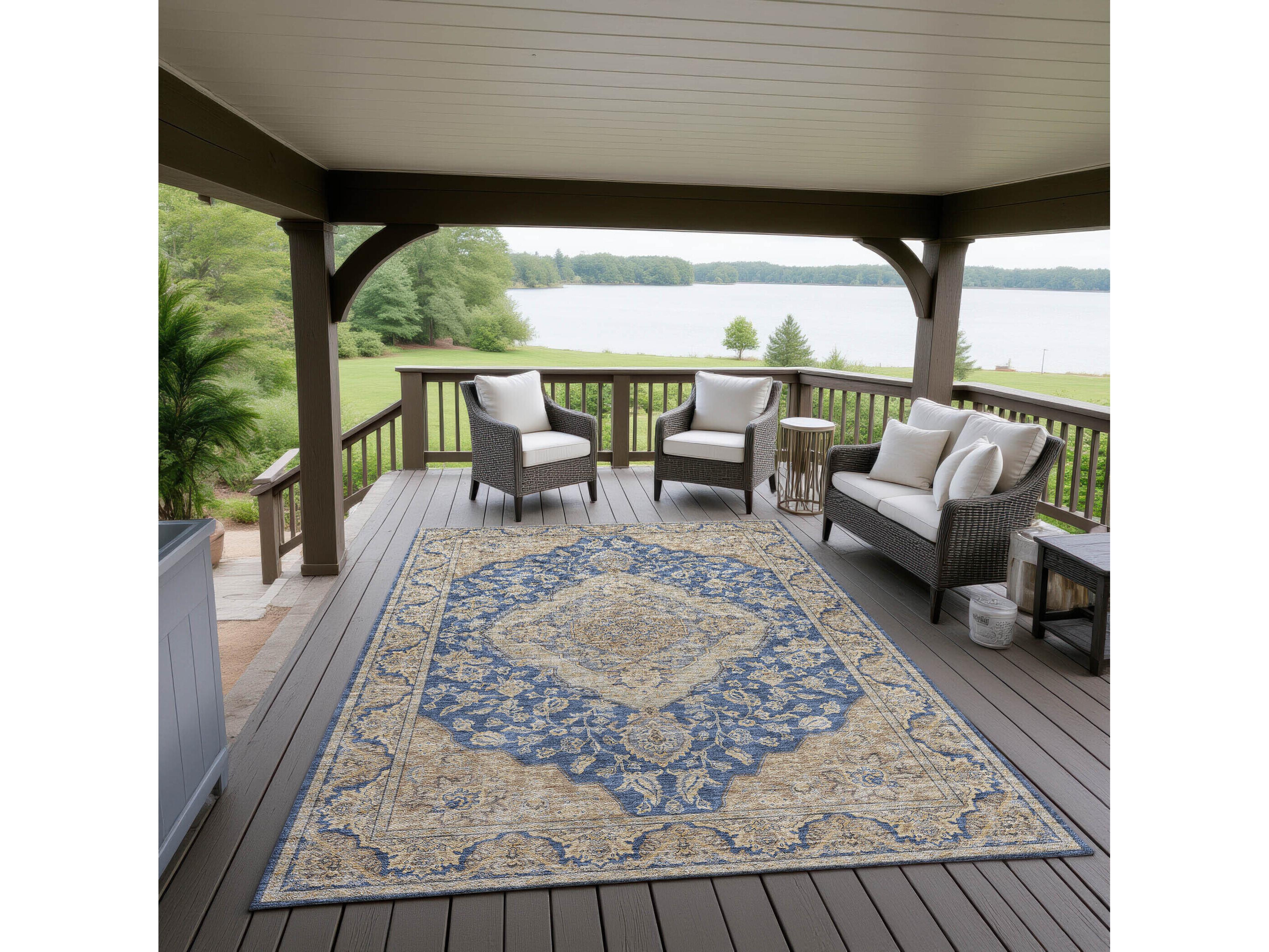 Dalyn Hatay Bordered Area Rug