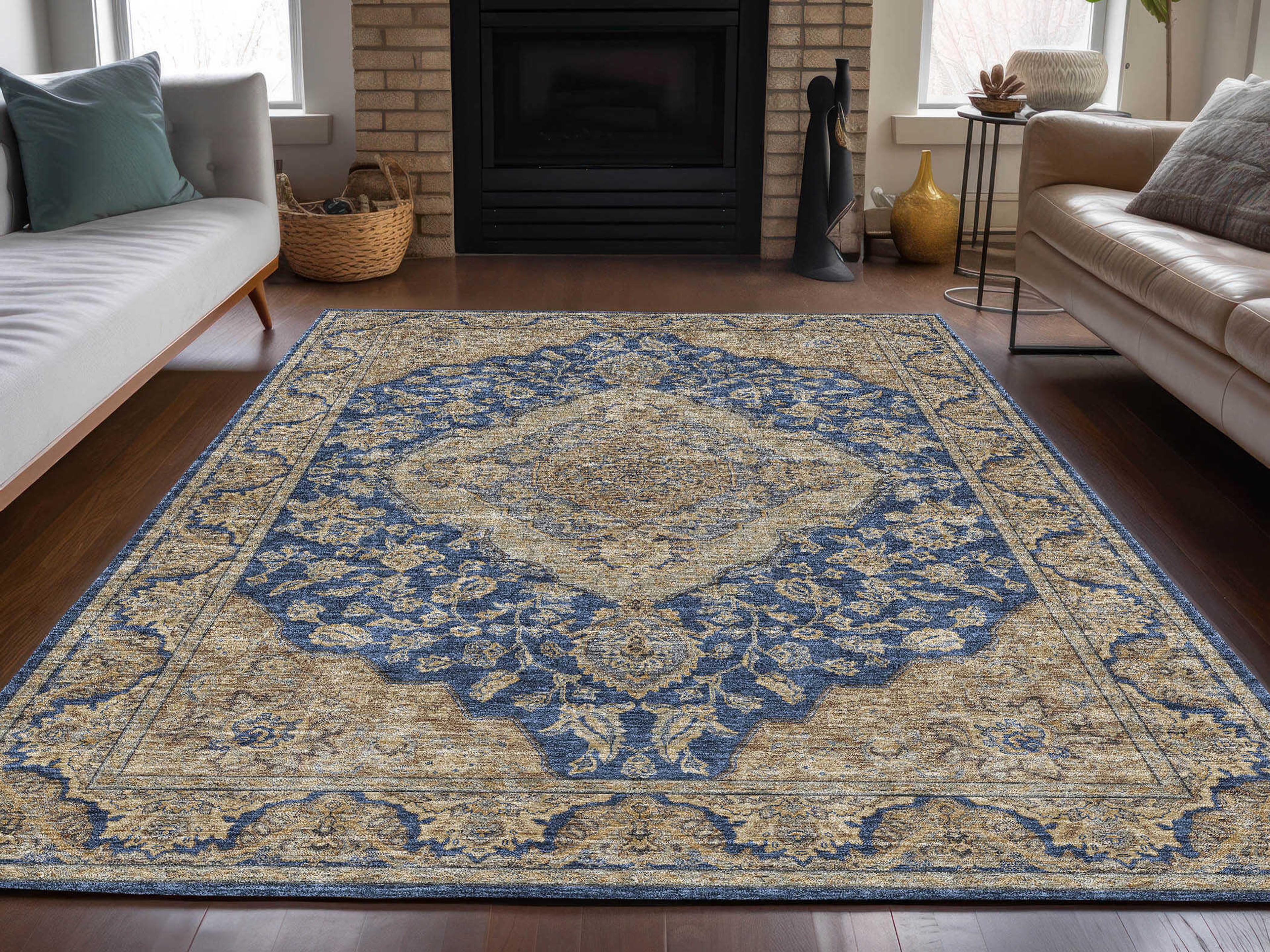 Dalyn Hatay Bordered Area Rug