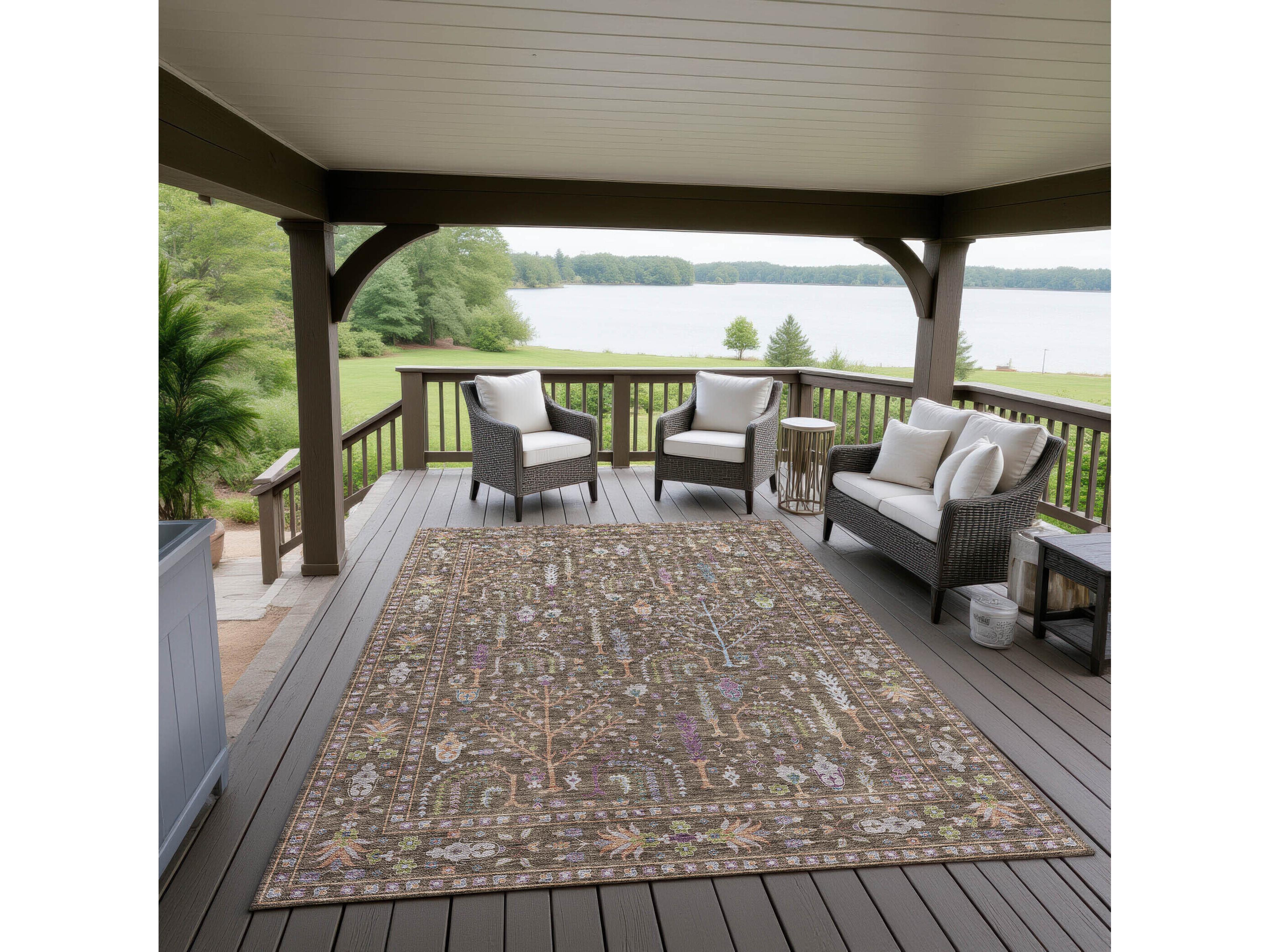 Dalyn Hatay Bordered Area Rug