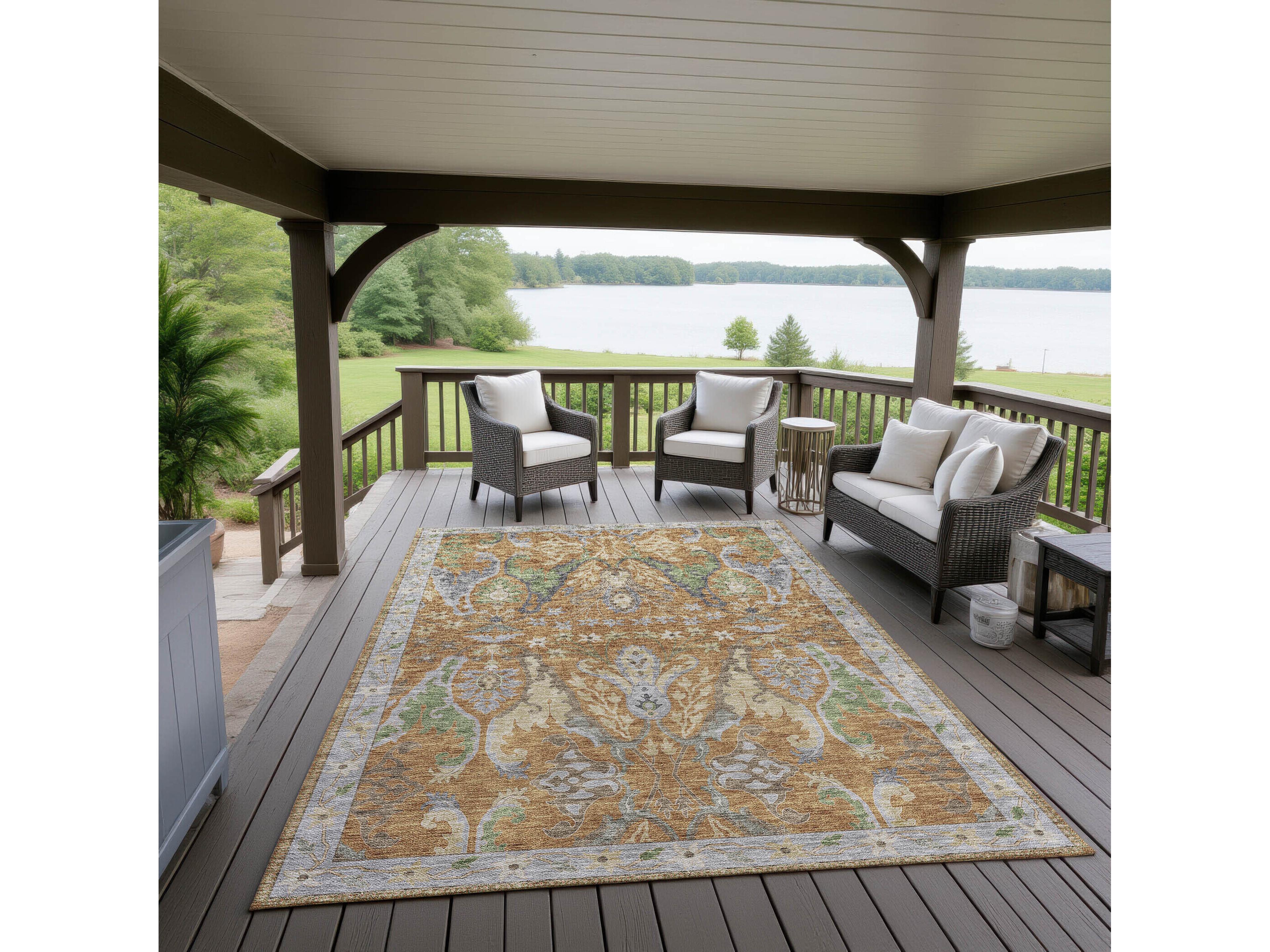 Dalyn Hatay Bordered Area Rug