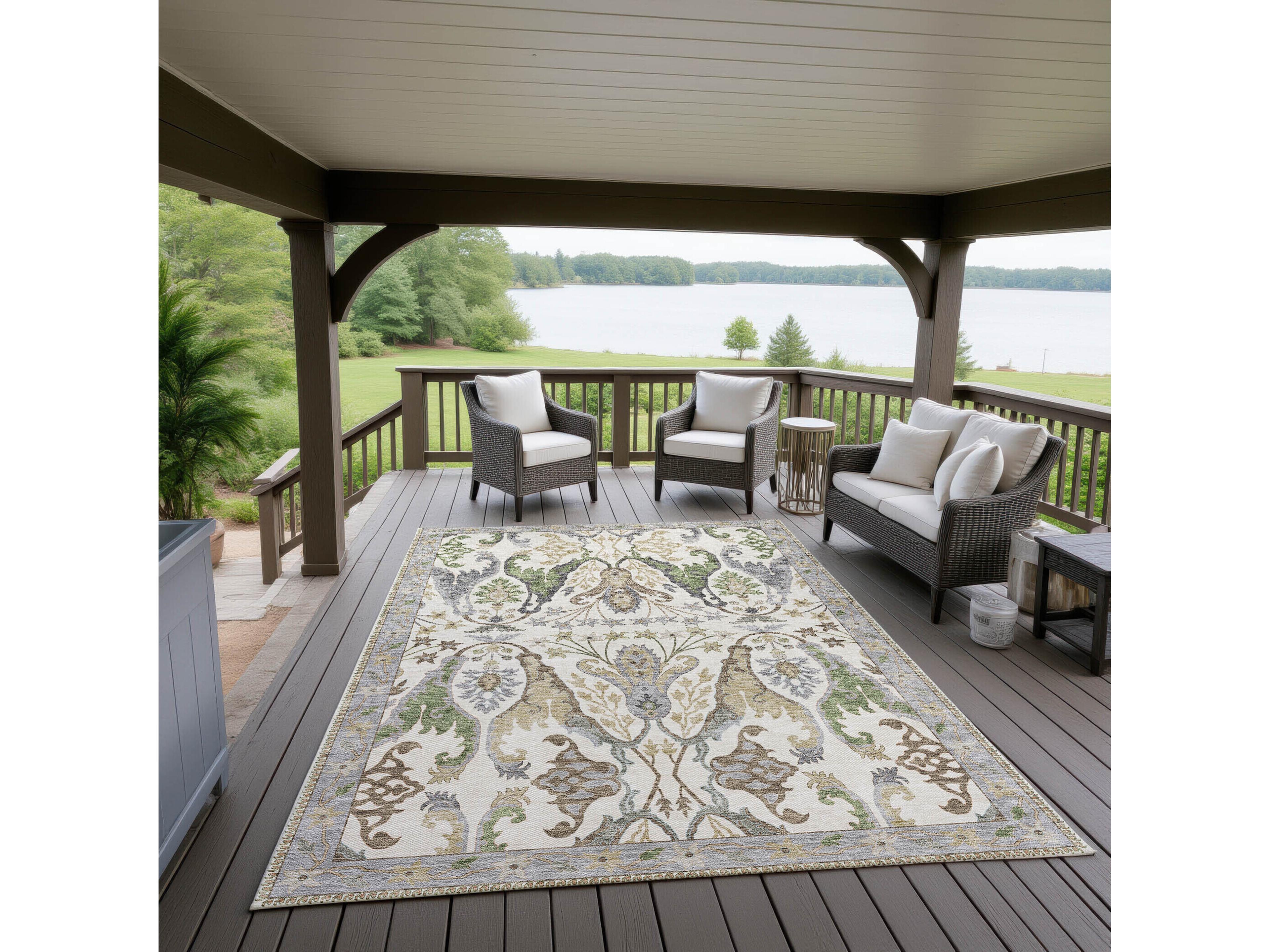 Dalyn Hatay Bordered Area Rug