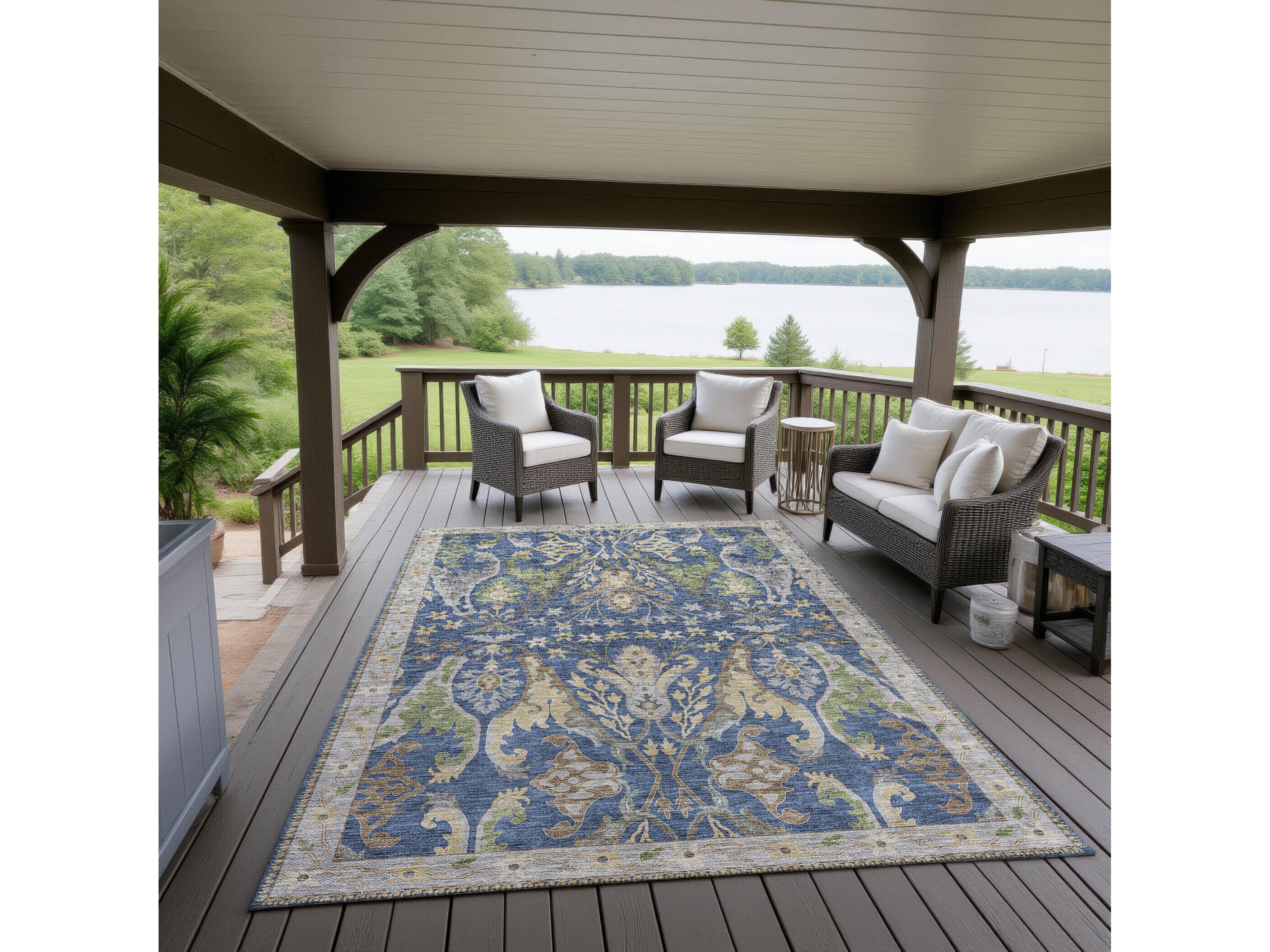Dalyn Hatay Bordered Area Rug