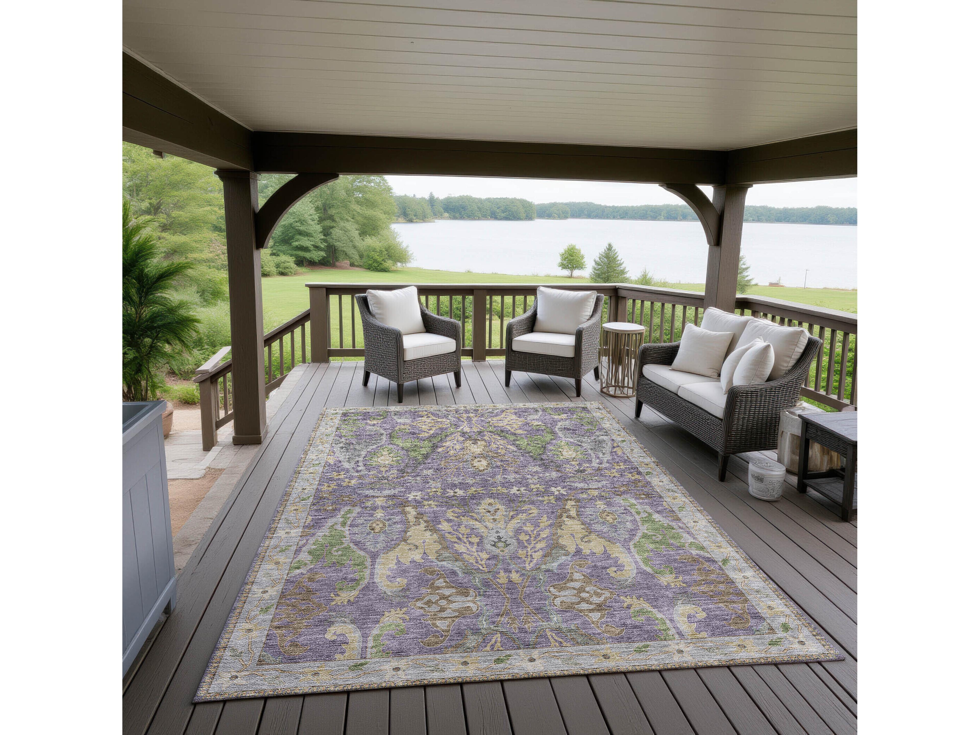 Dalyn Hatay Bordered Area Rug