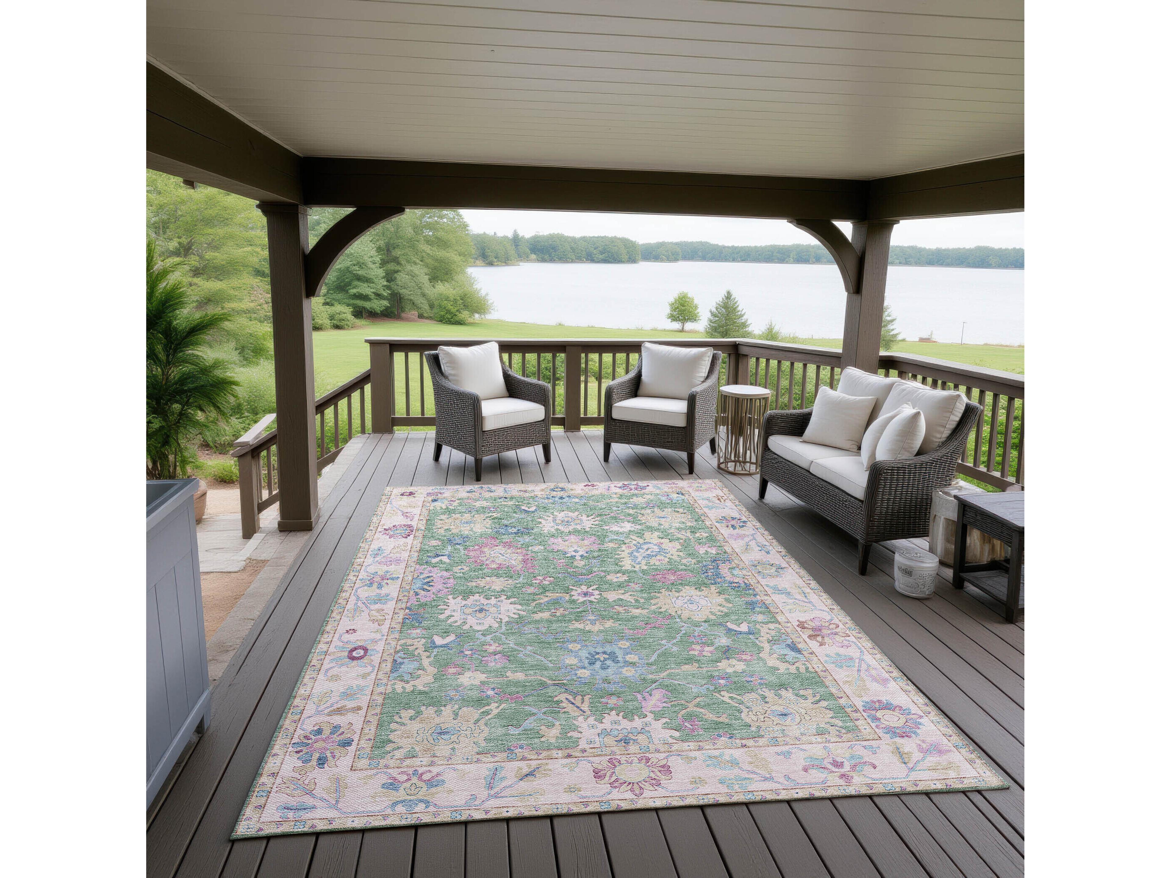 Dalyn Hatay Bordered Area Rug