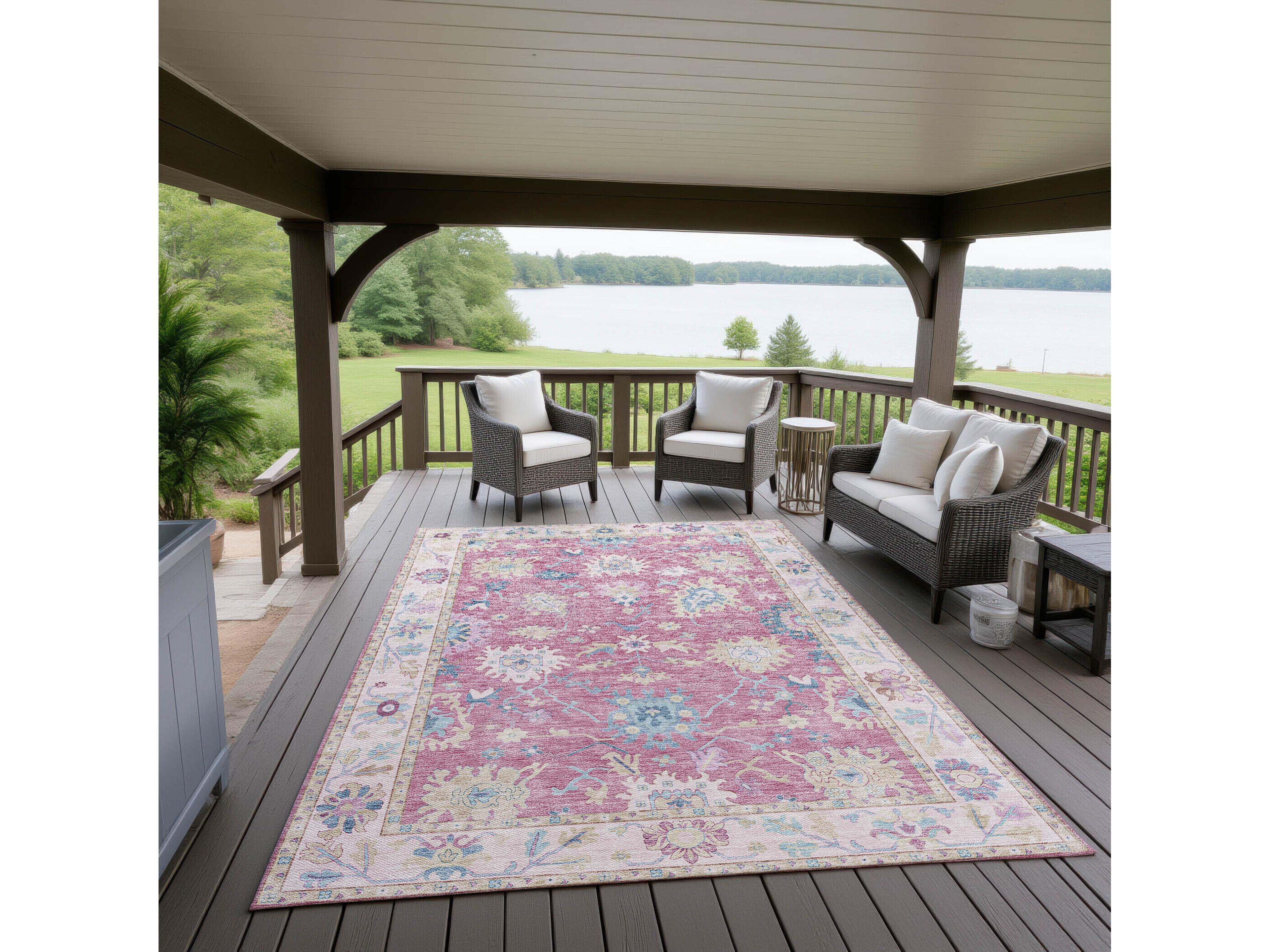 Dalyn Hatay Bordered Area Rug