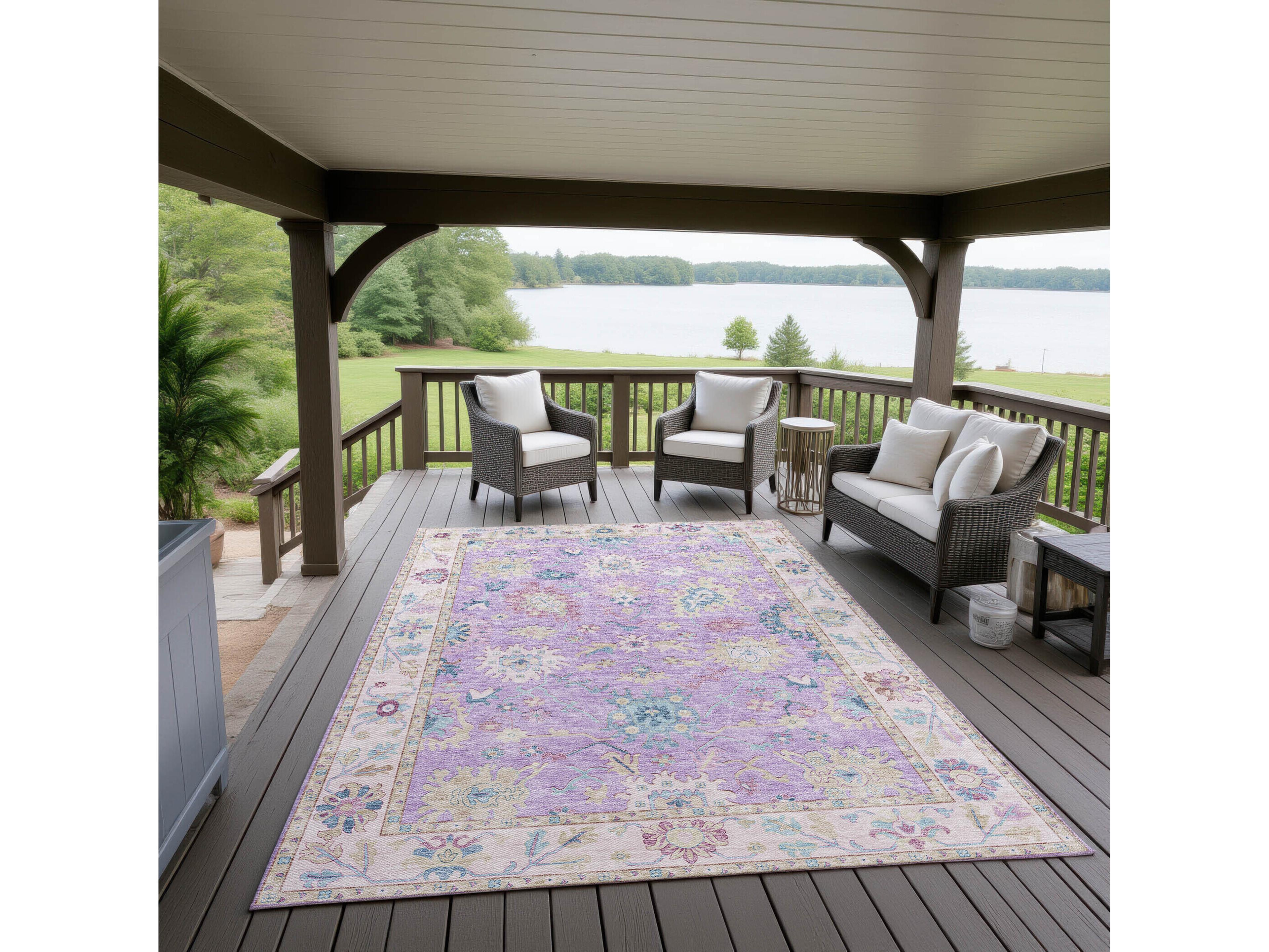 Dalyn Hatay Bordered Area Rug