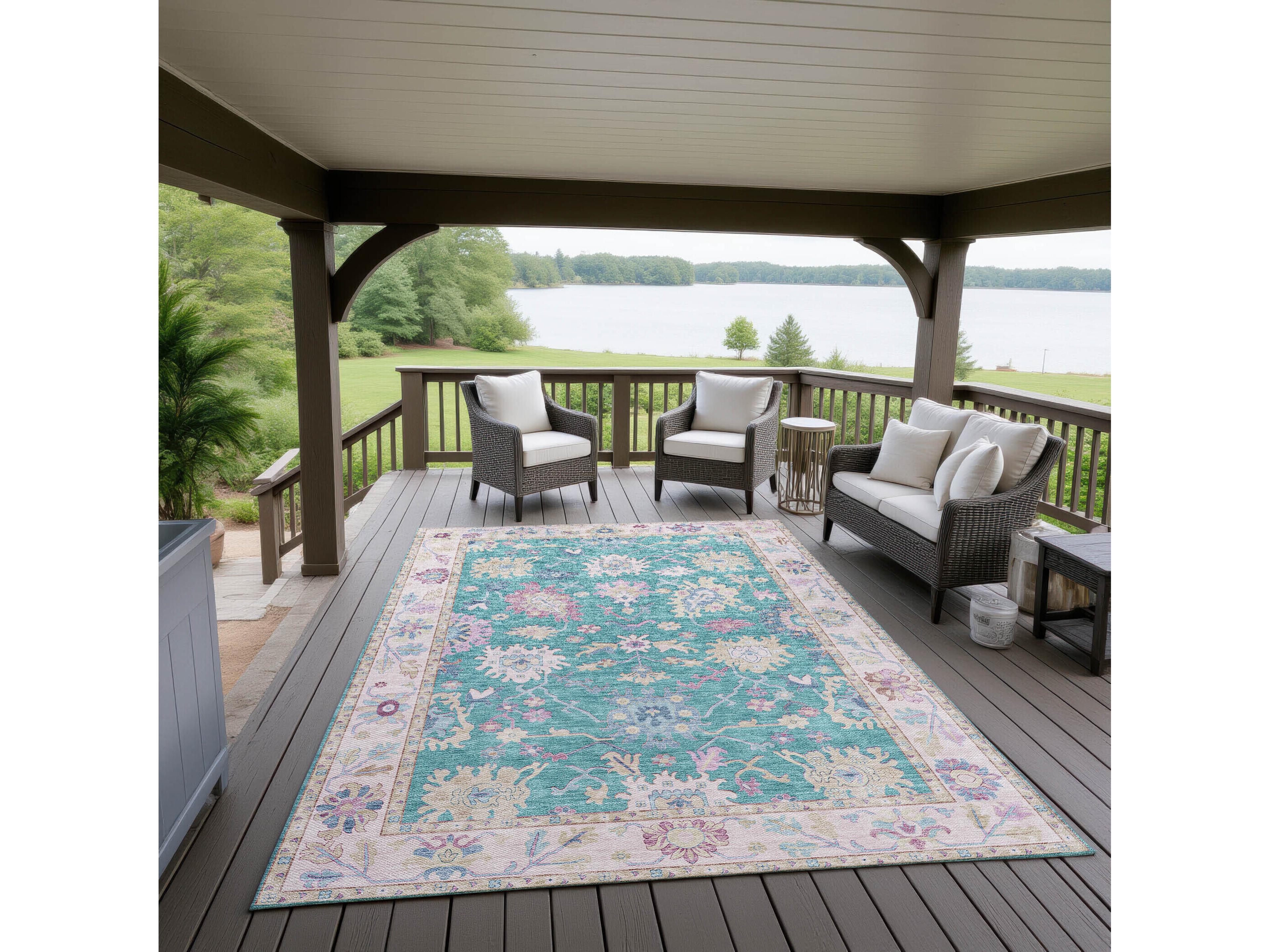 Dalyn Hatay Bordered Area Rug