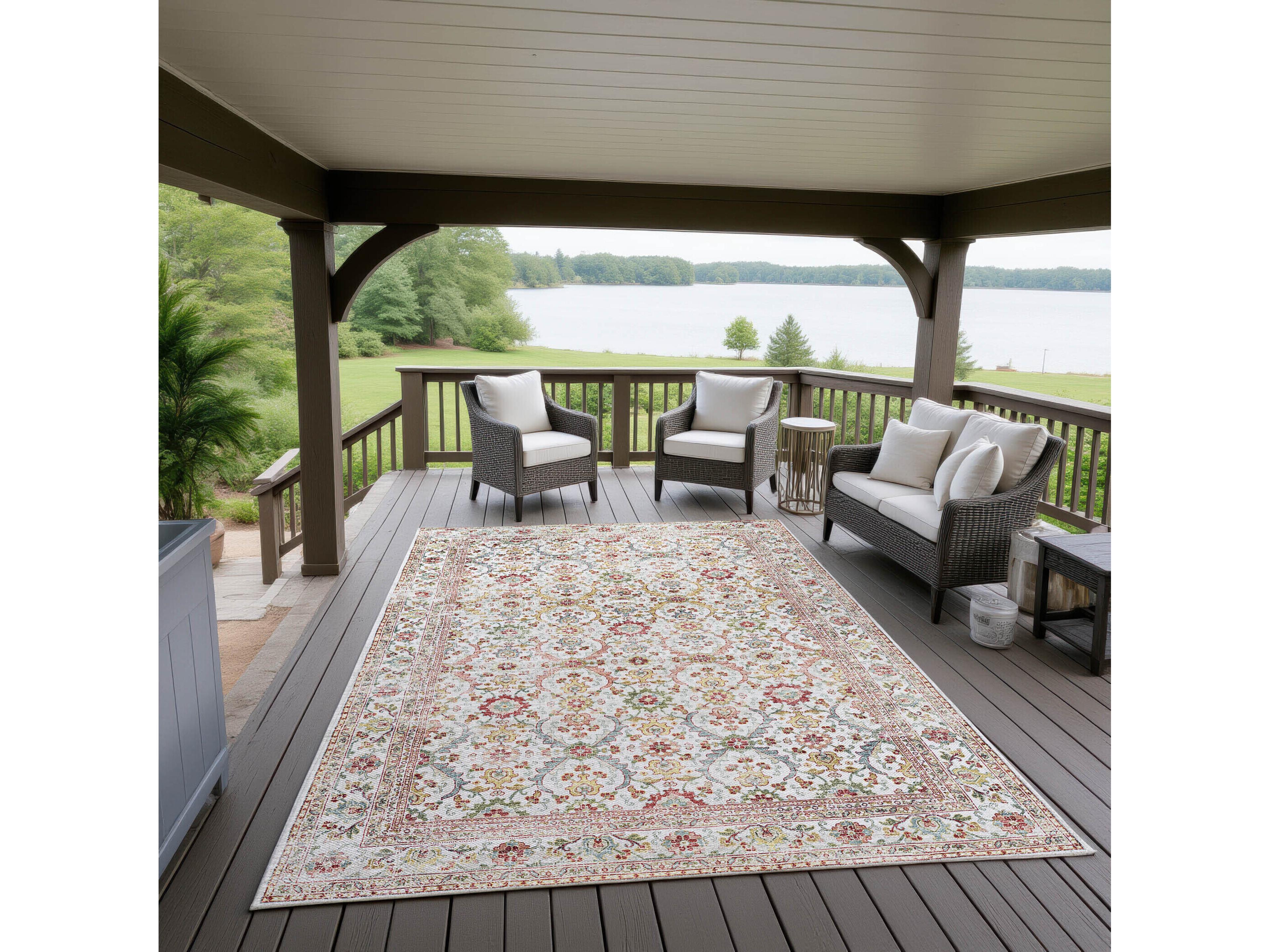 Dalyn Jericho Bordered Area Rug
