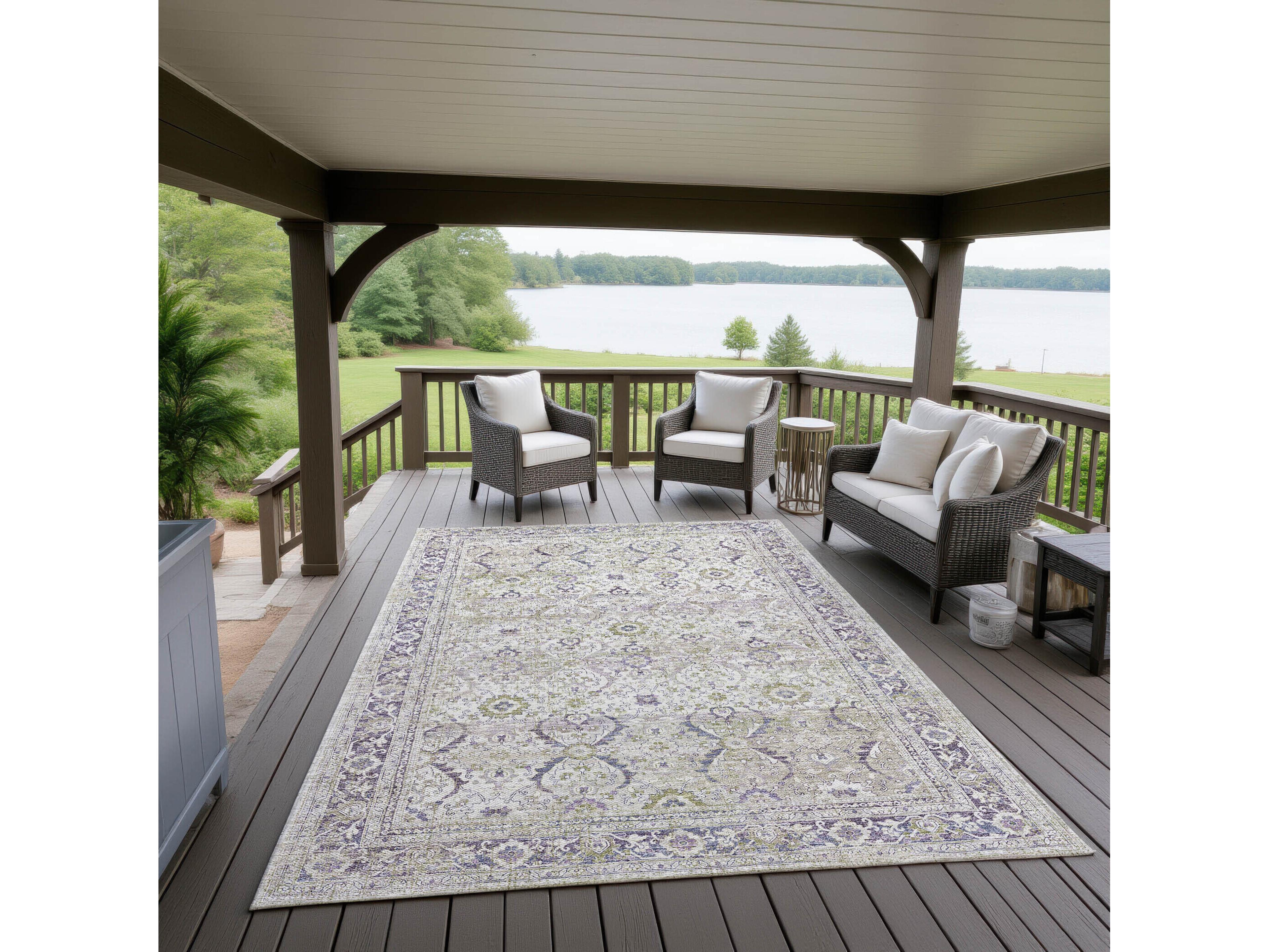 Dalyn Jericho Bordered Area Rug