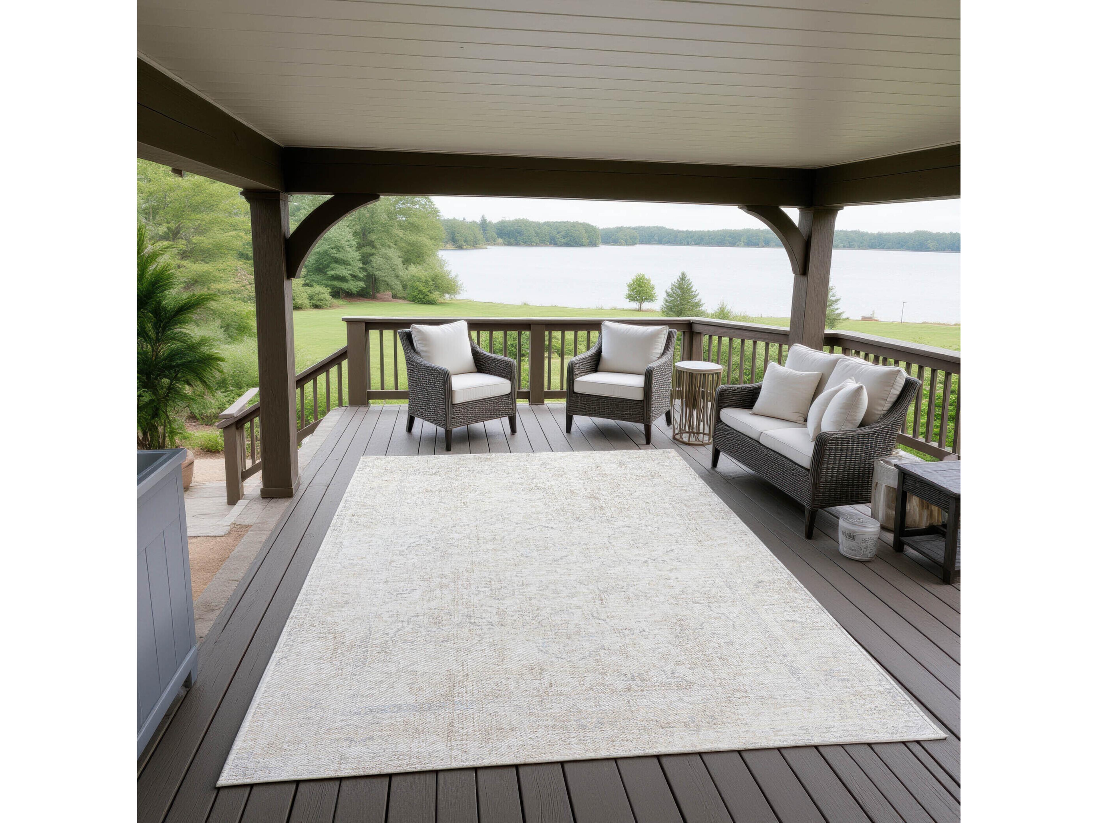 Dalyn Jericho Bordered Area Rug