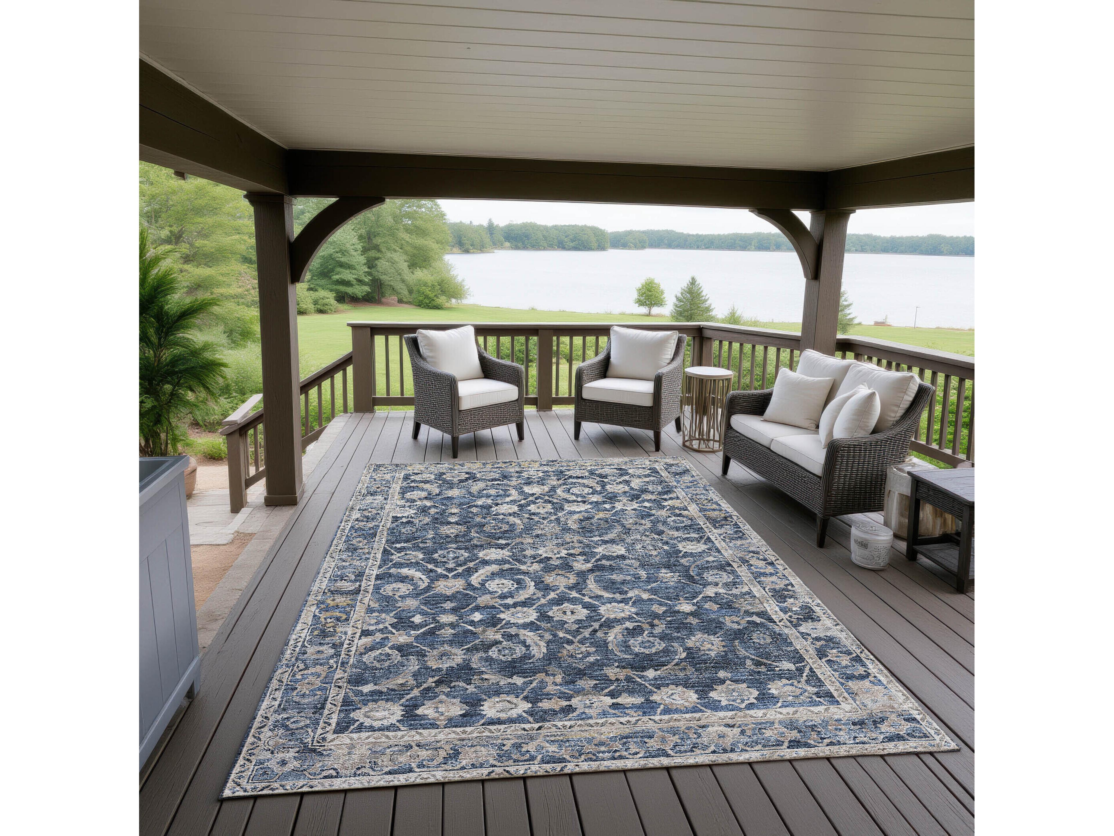 Dalyn Jericho Bordered Area Rug