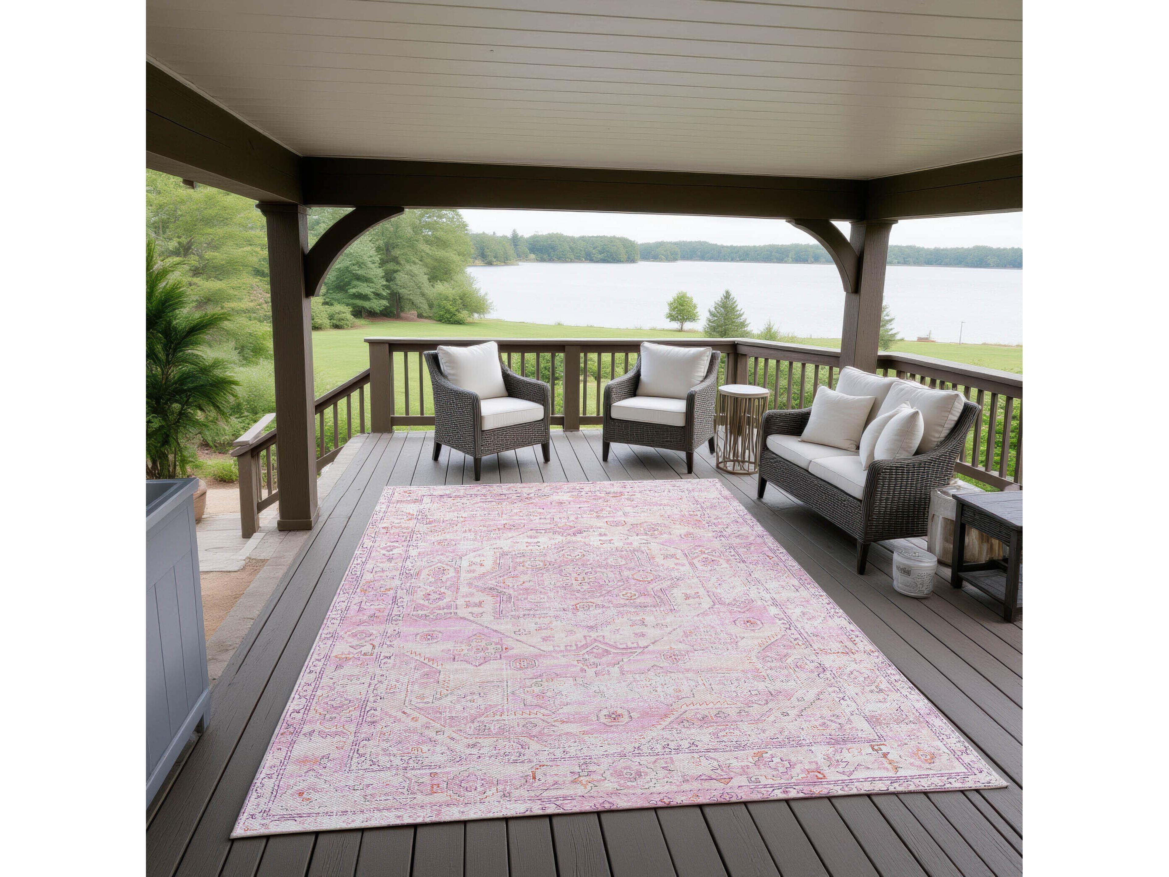 Dalyn Jericho Bordered Area Rug