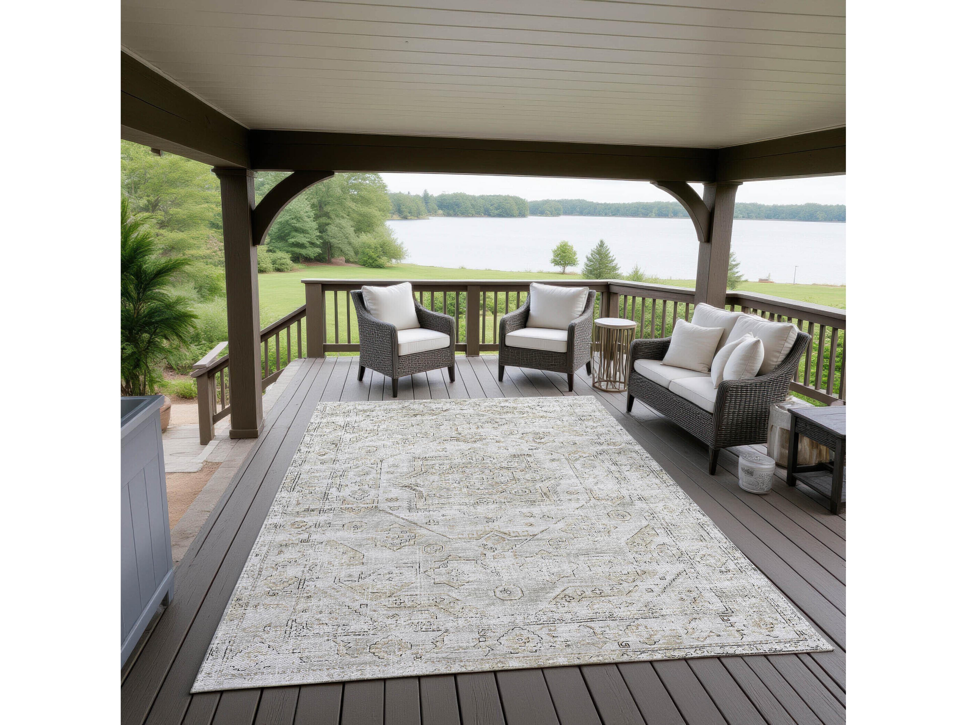 Dalyn Jericho Bordered Area Rug