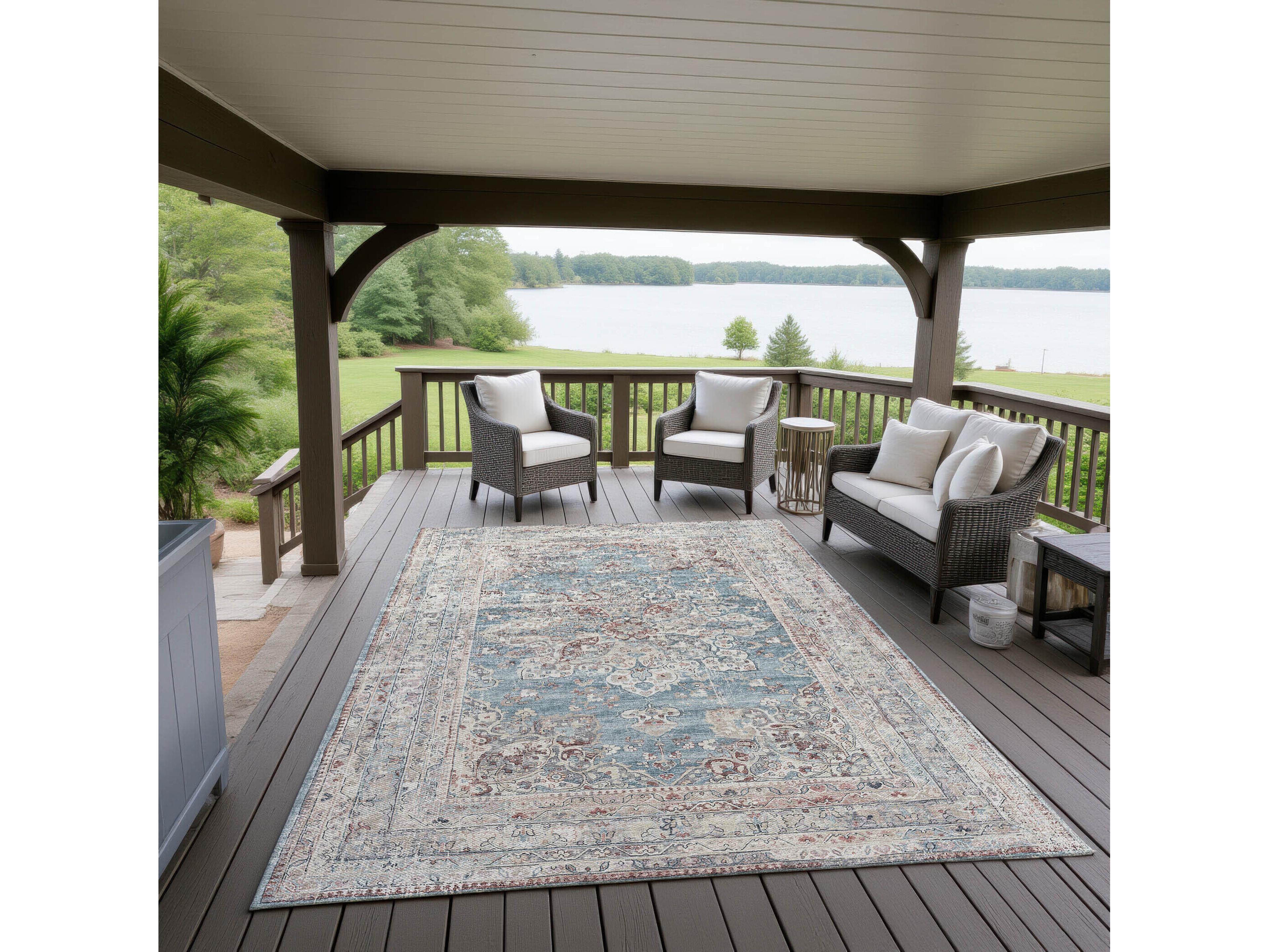 Dalyn Jericho Bordered Area Rug