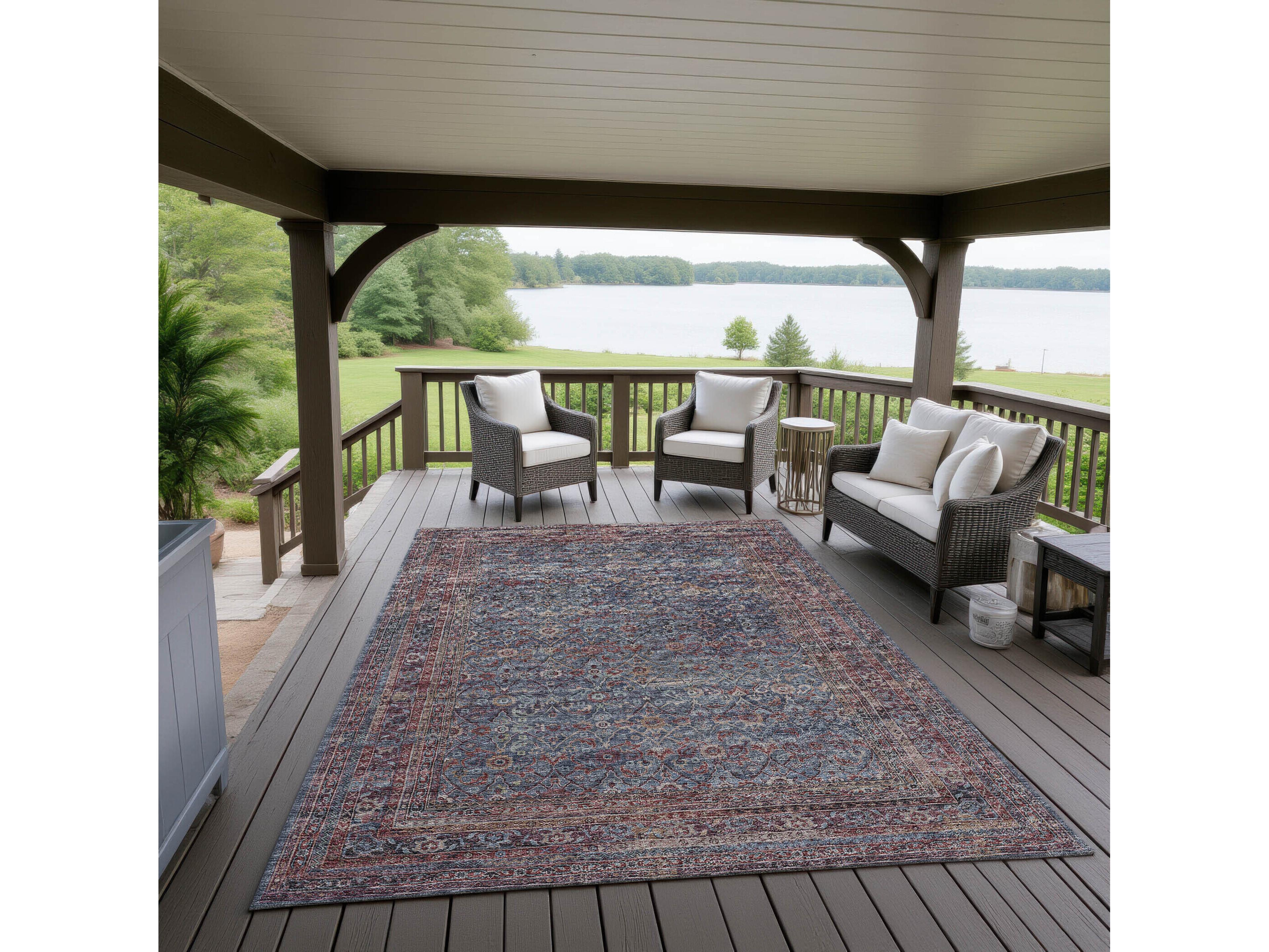Dalyn Jericho Bordered Area Rug