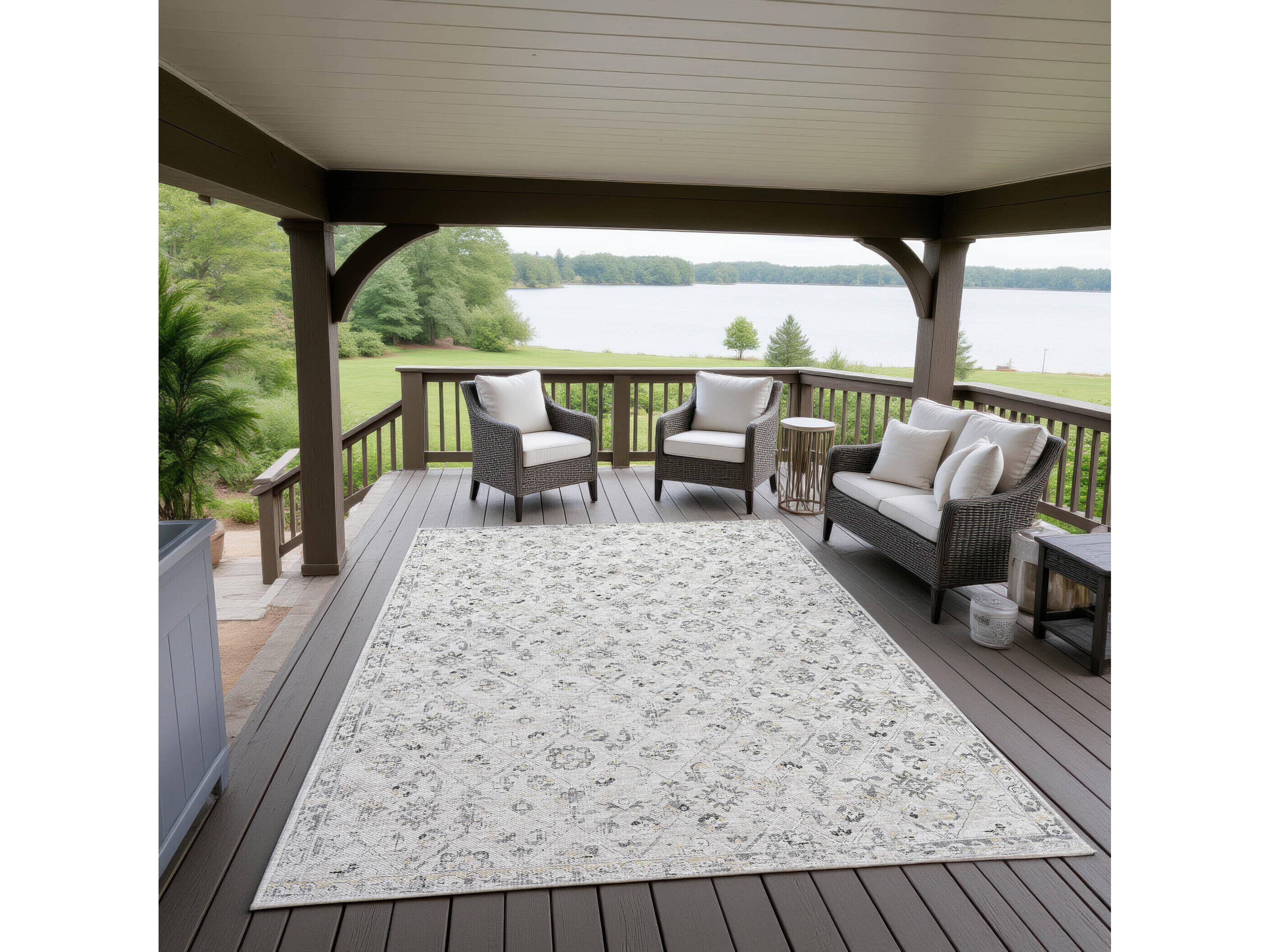Dalyn Jericho Bordered Area Rug