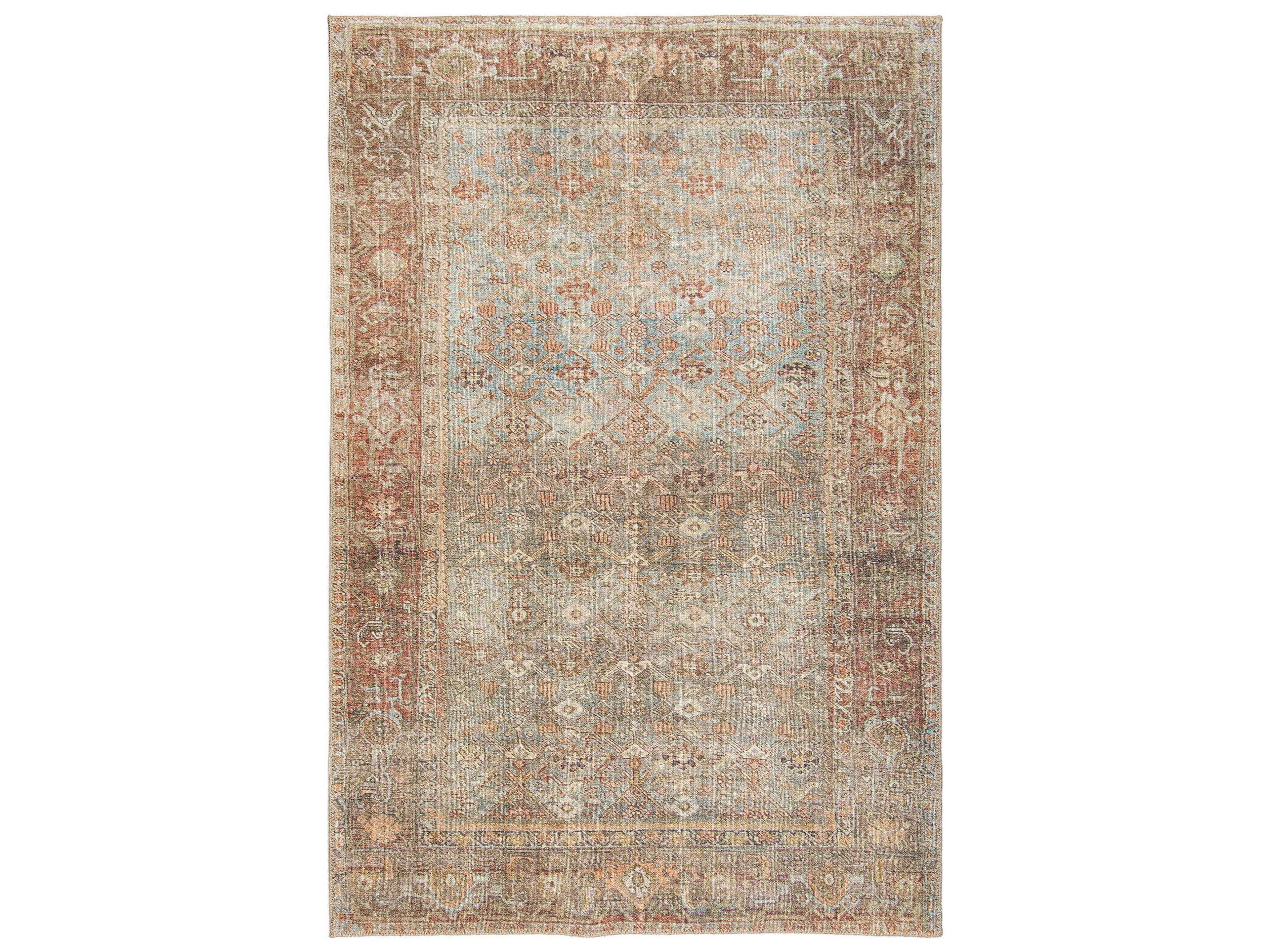 Kars Bordered Area Rug