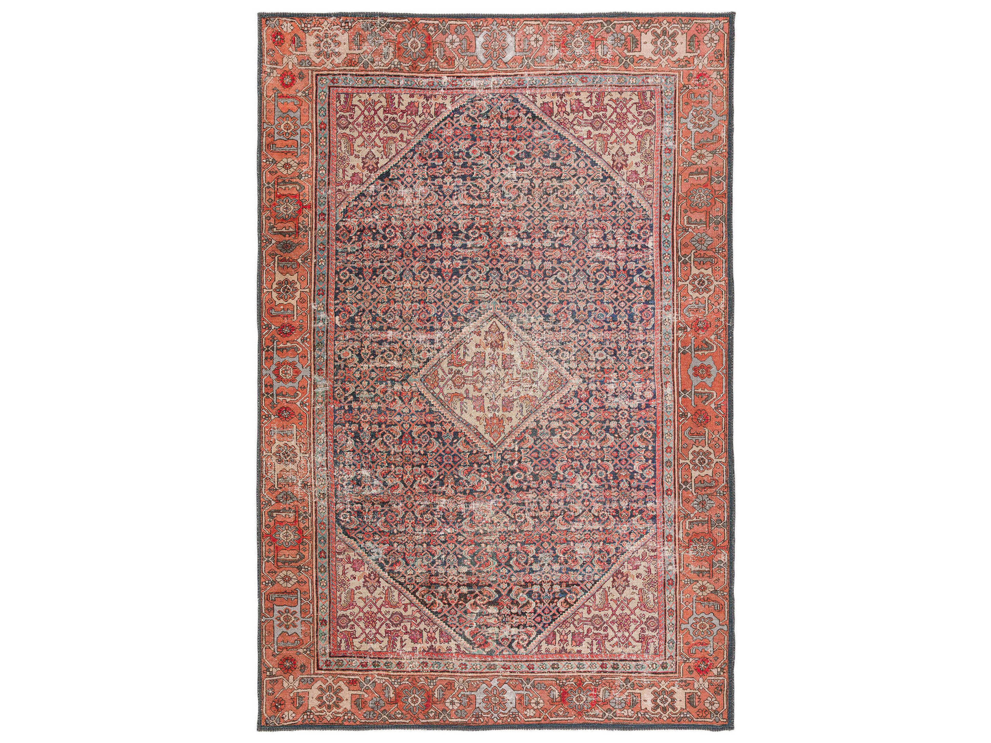 Kars Bordered Area Rug