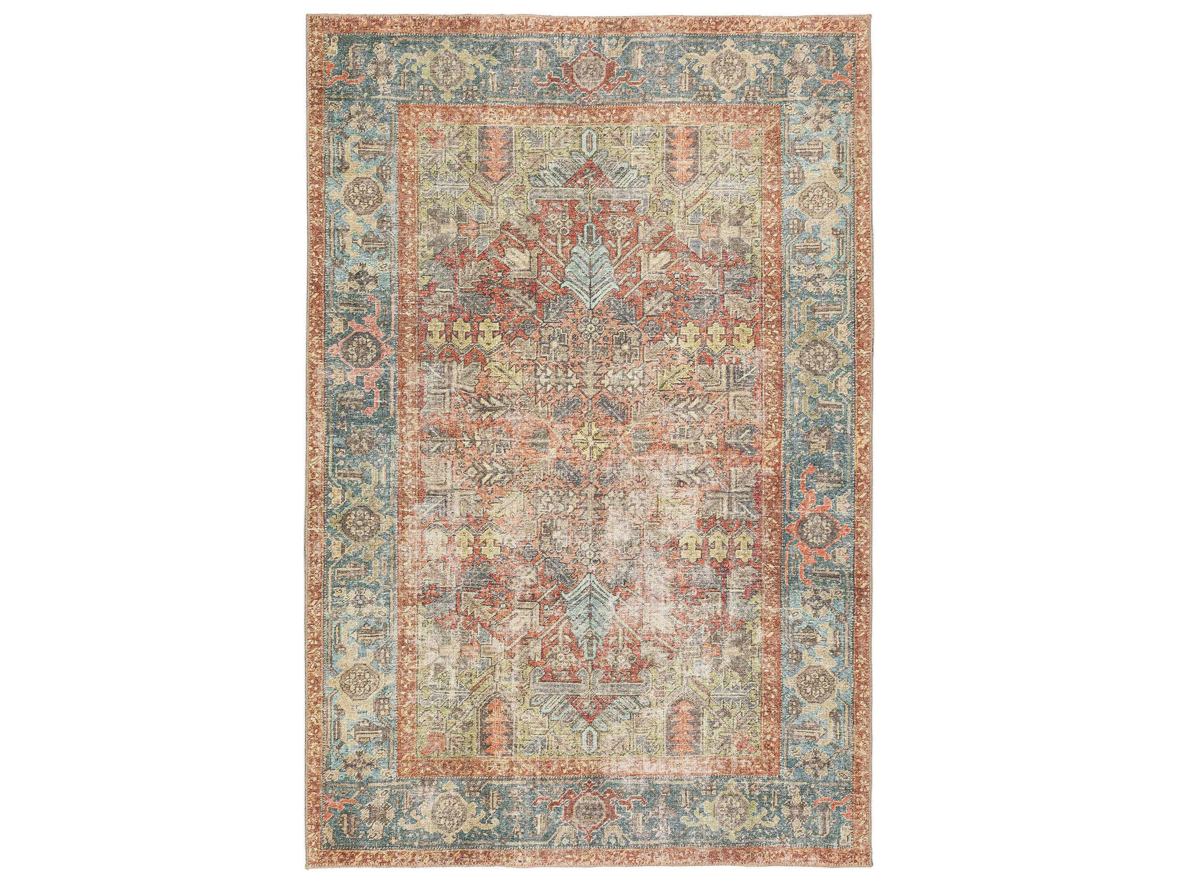 Kars Bordered Area Rug