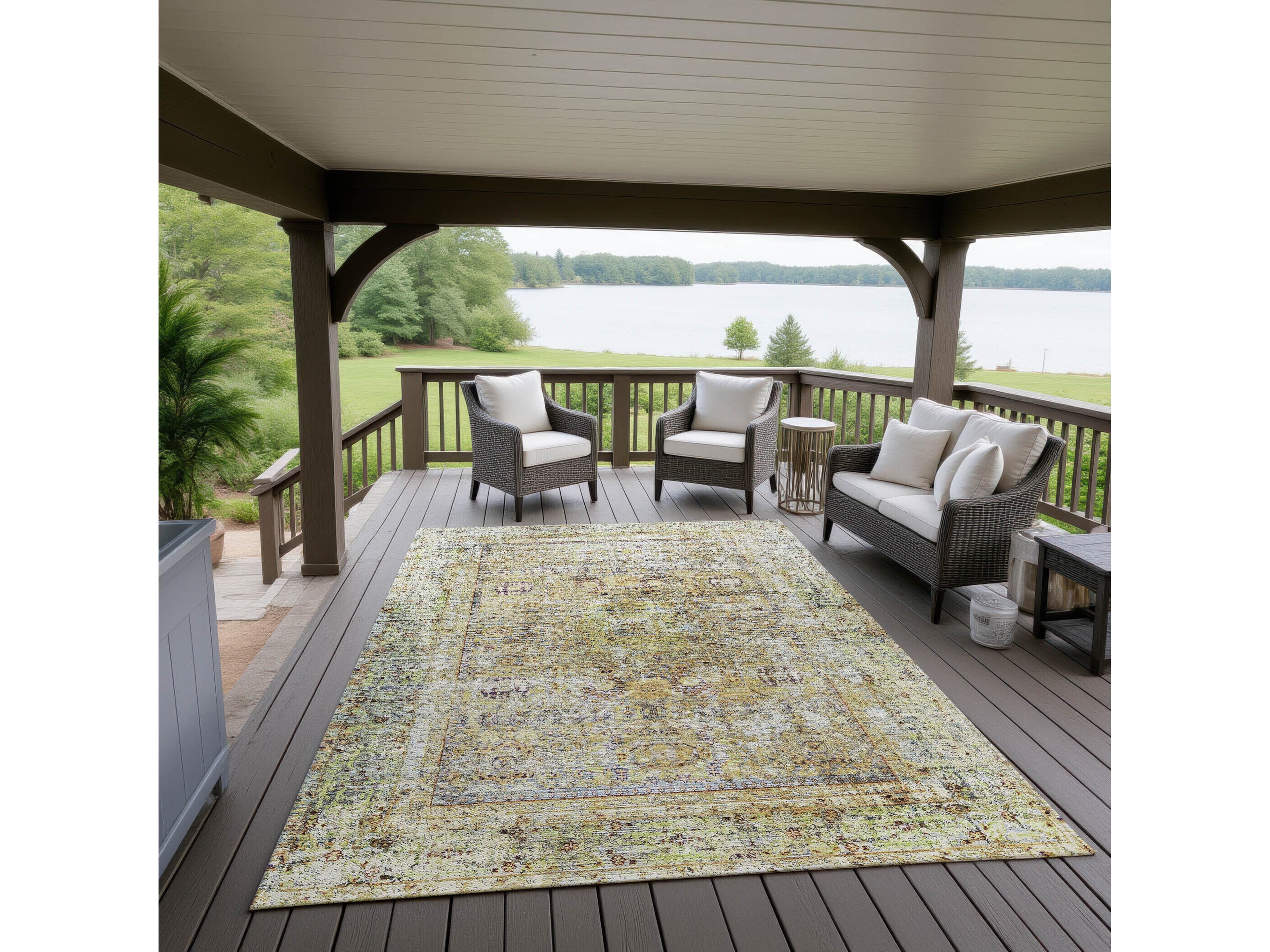 Dalyn Karaj Bordered Area Rug