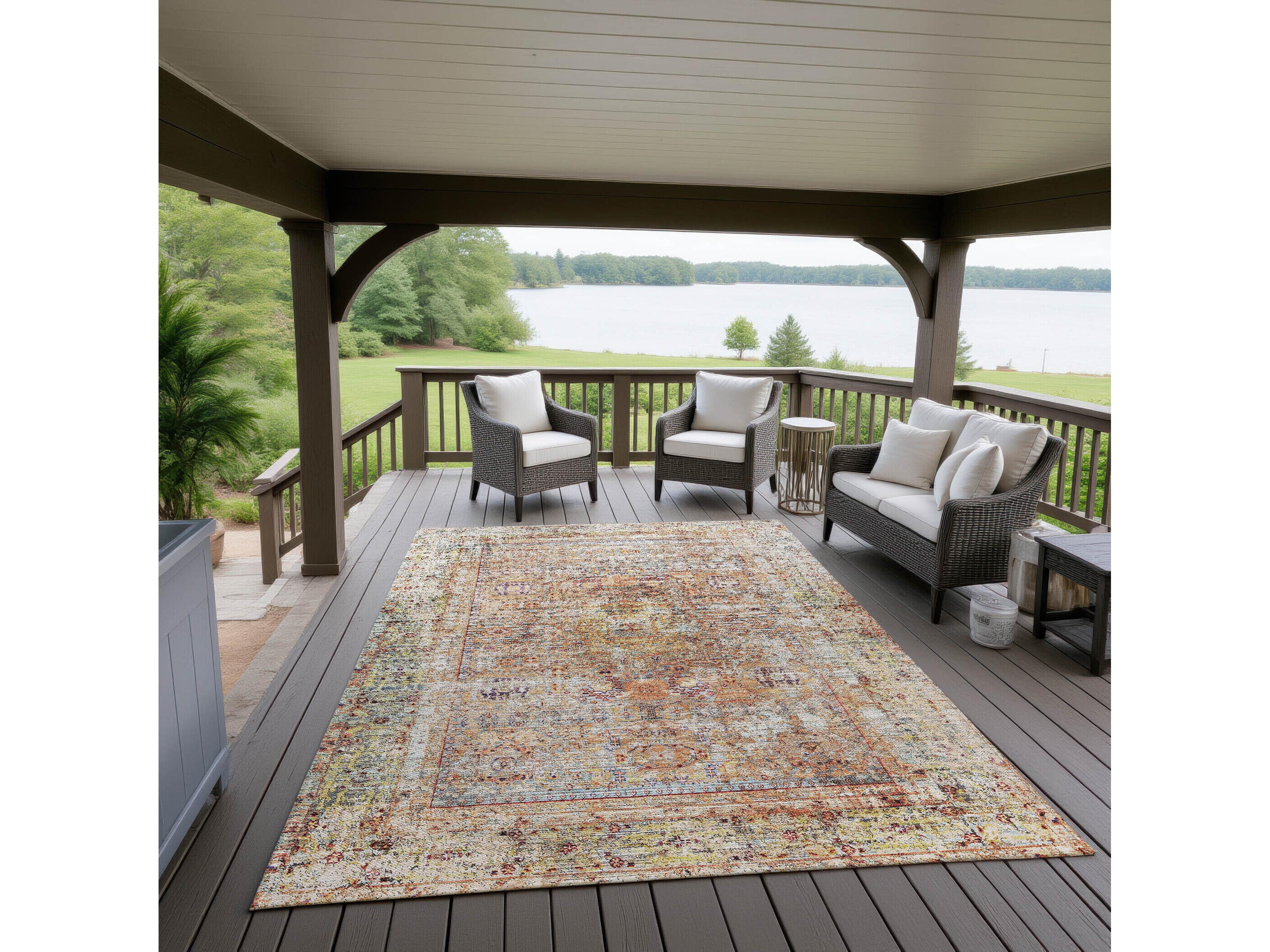 Dalyn Karaj Bordered Area Rug