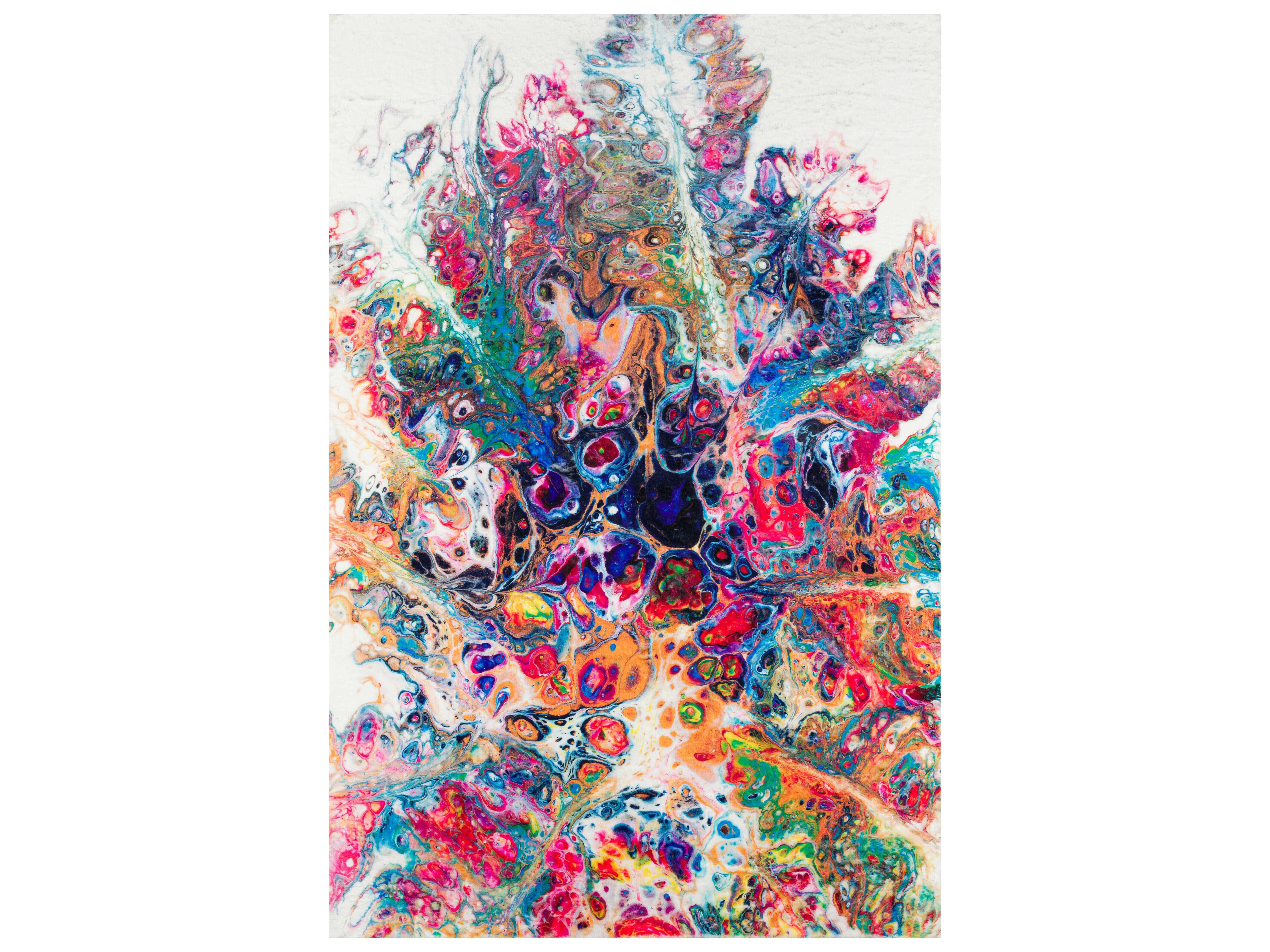 Kikiamo Carnival Area Rug Abstract Shag