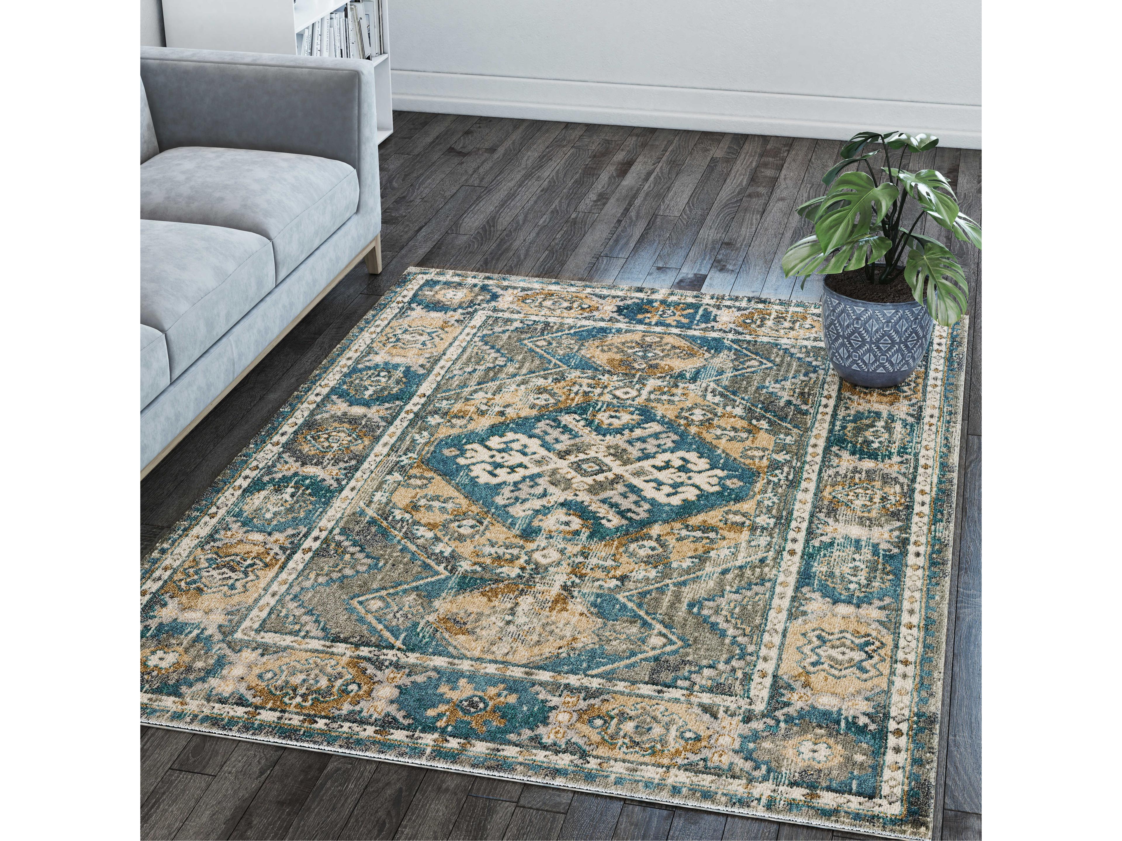 Dalyn Karma Bordered Area Rug