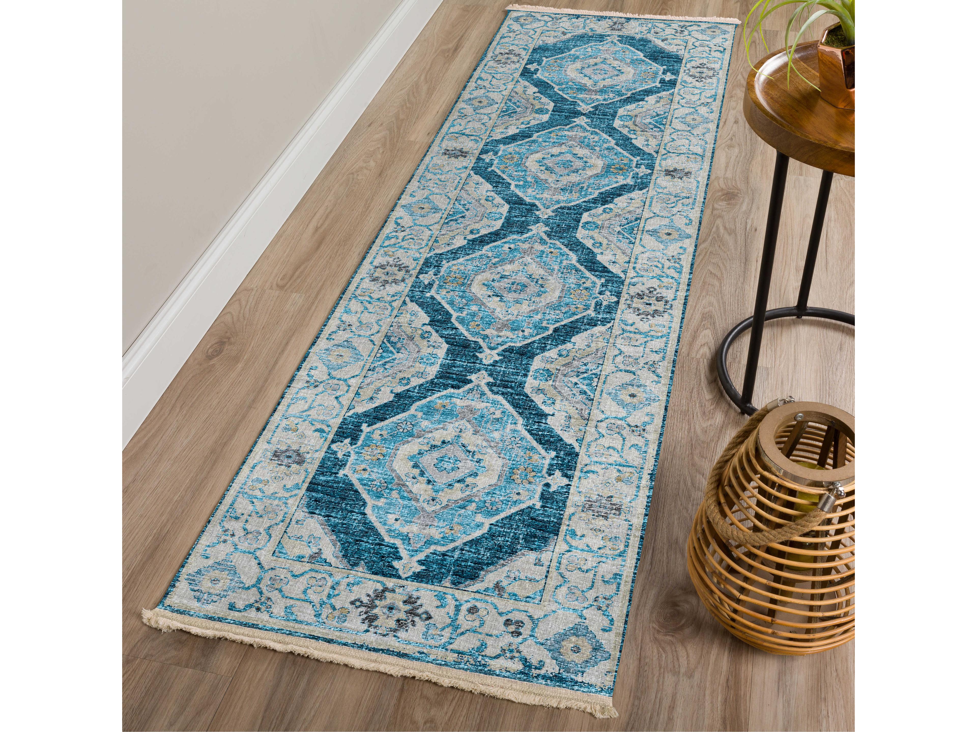 Dalyn Marbella Bordered Runner Area Rug
