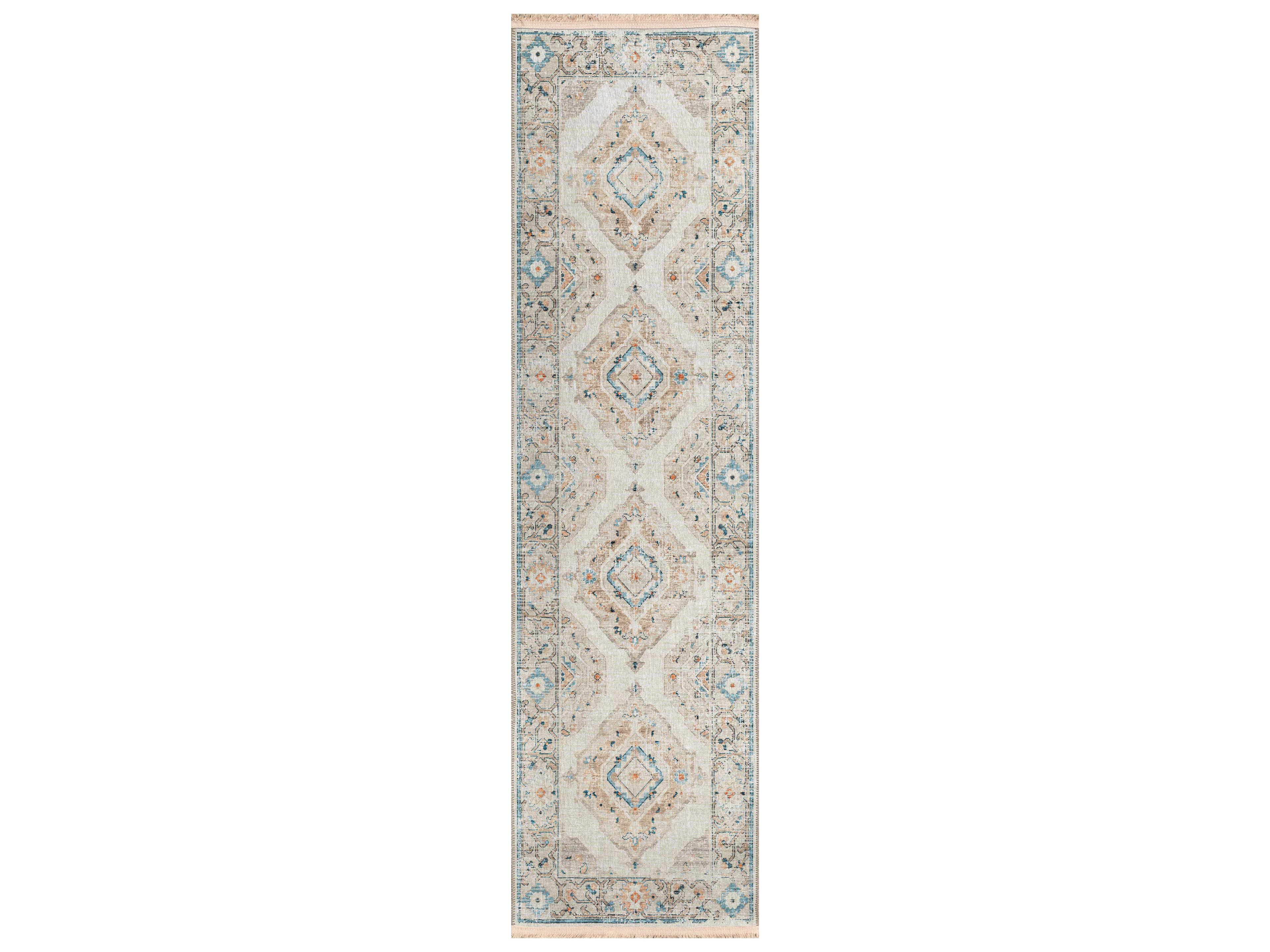Marbella Bordered Runner Area Rug