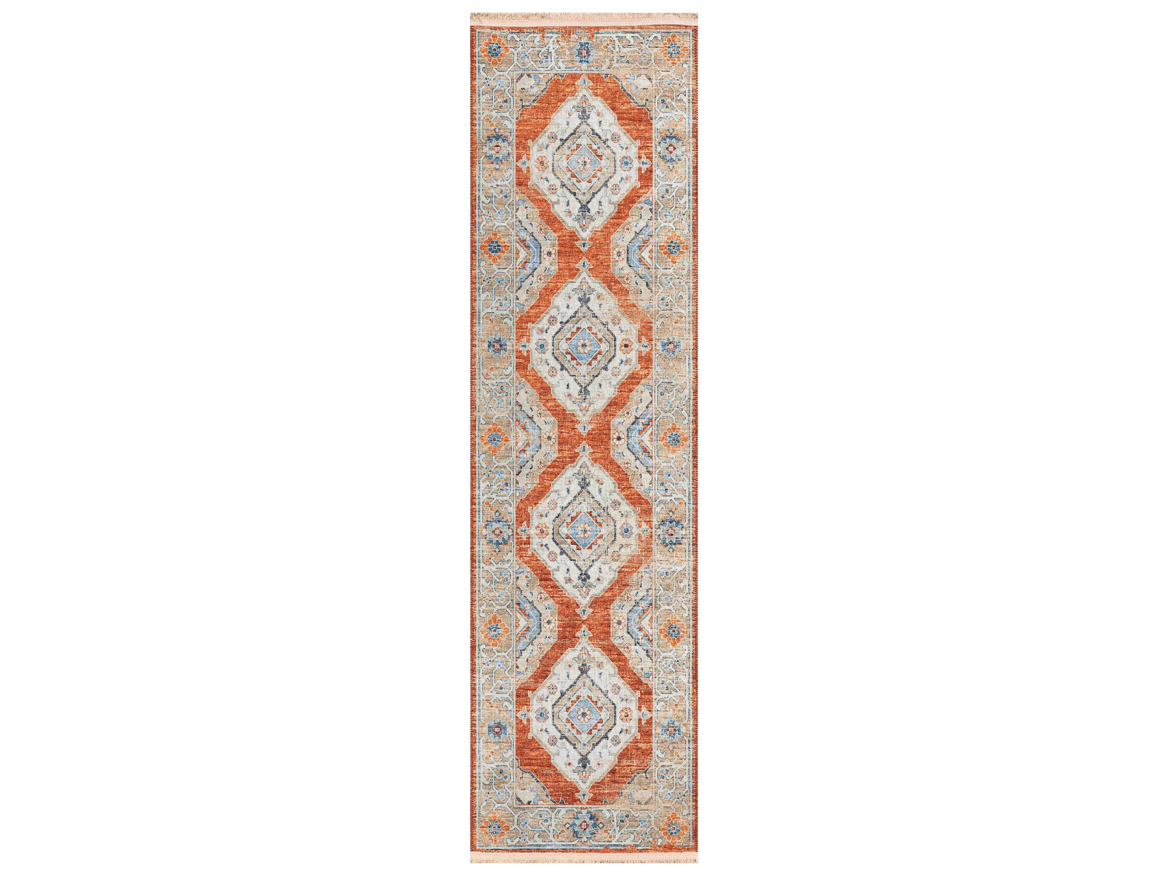 Marbella Bordered Runner Area Rug