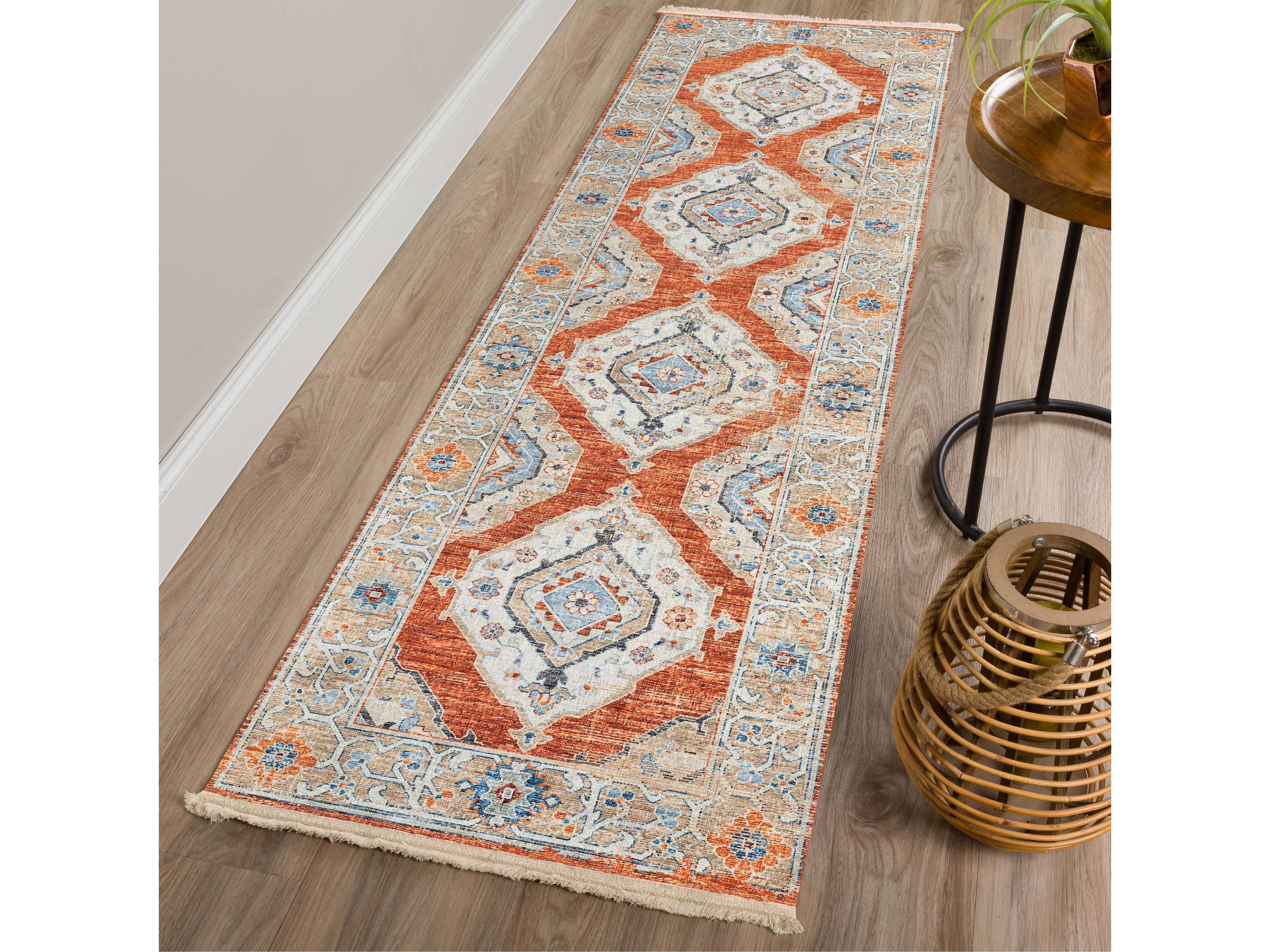 Dalyn Marbella Bordered Runner Area Rug