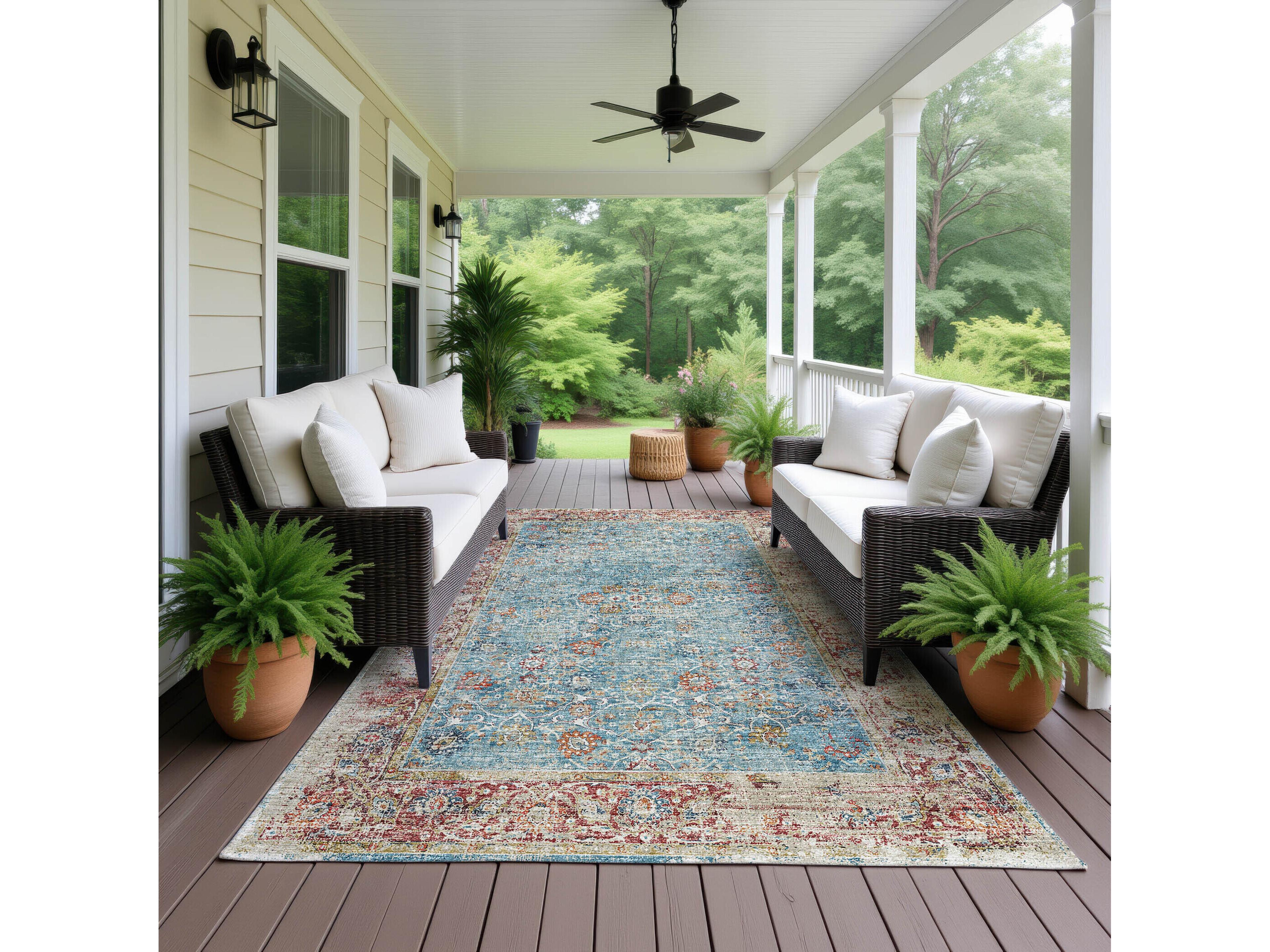 Dalyn Marbella Bordered Area Rug