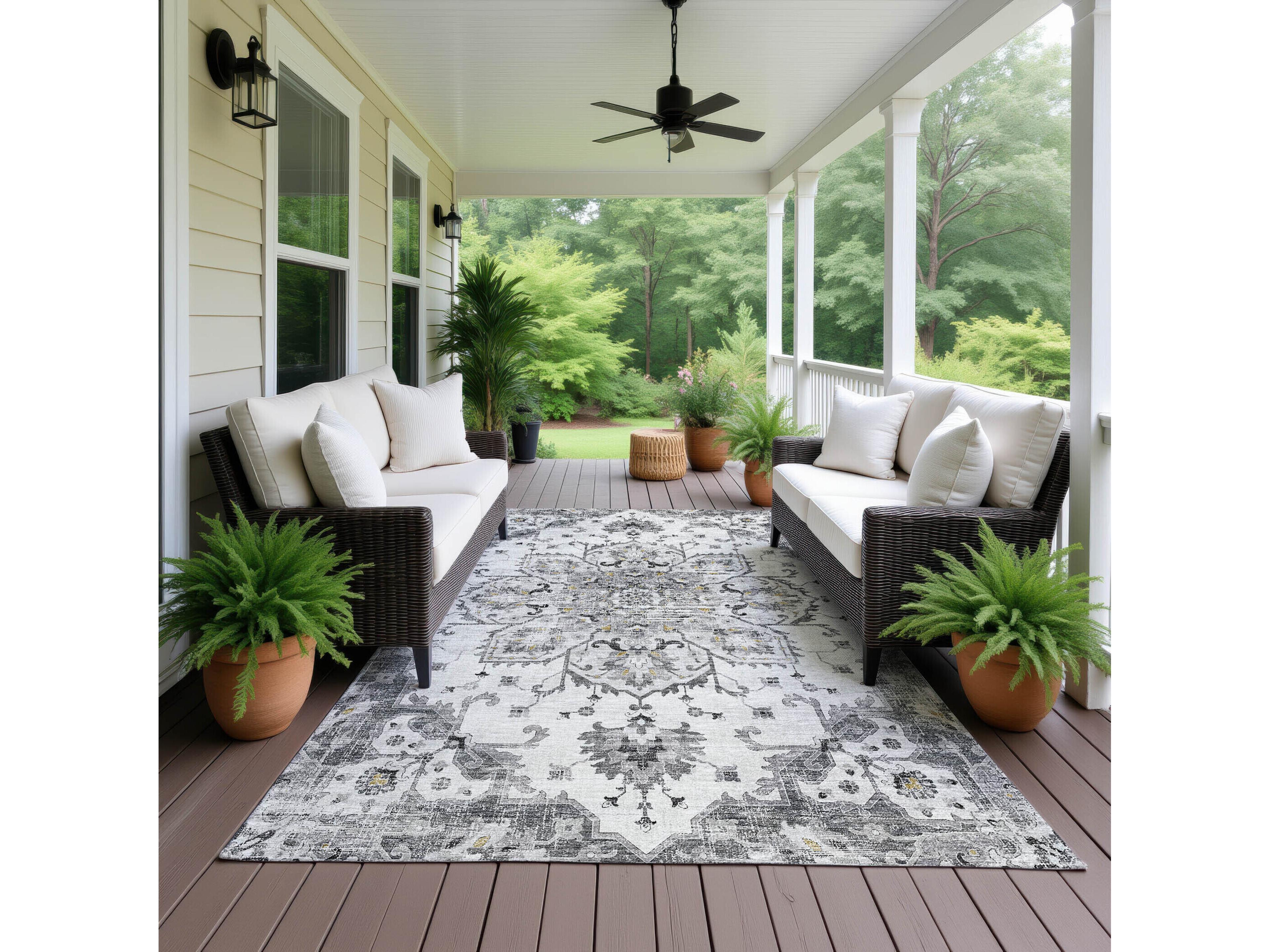 Dalyn Marbella Bordered Area Rug
