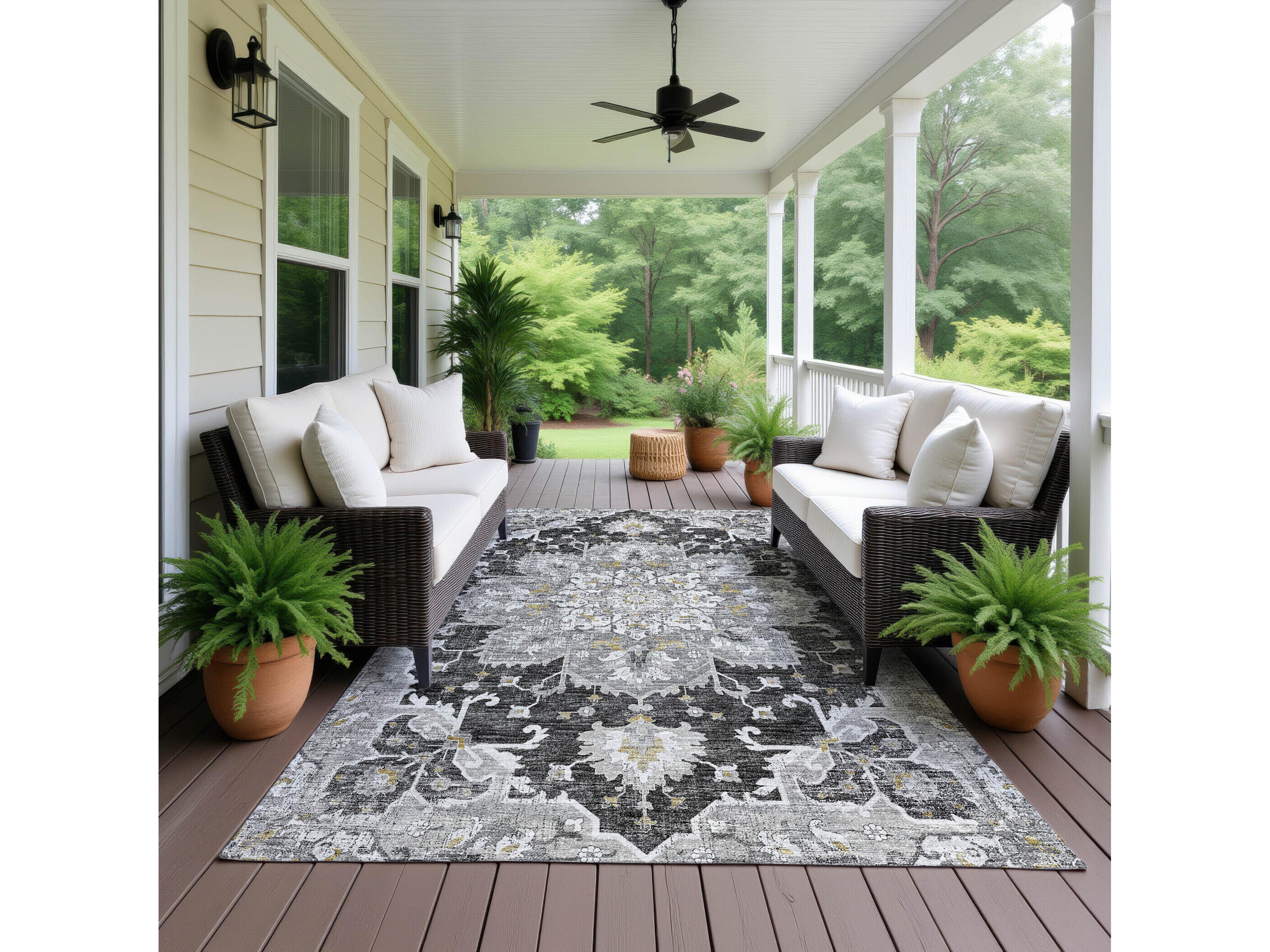 Dalyn Marbella Bordered Area Rug