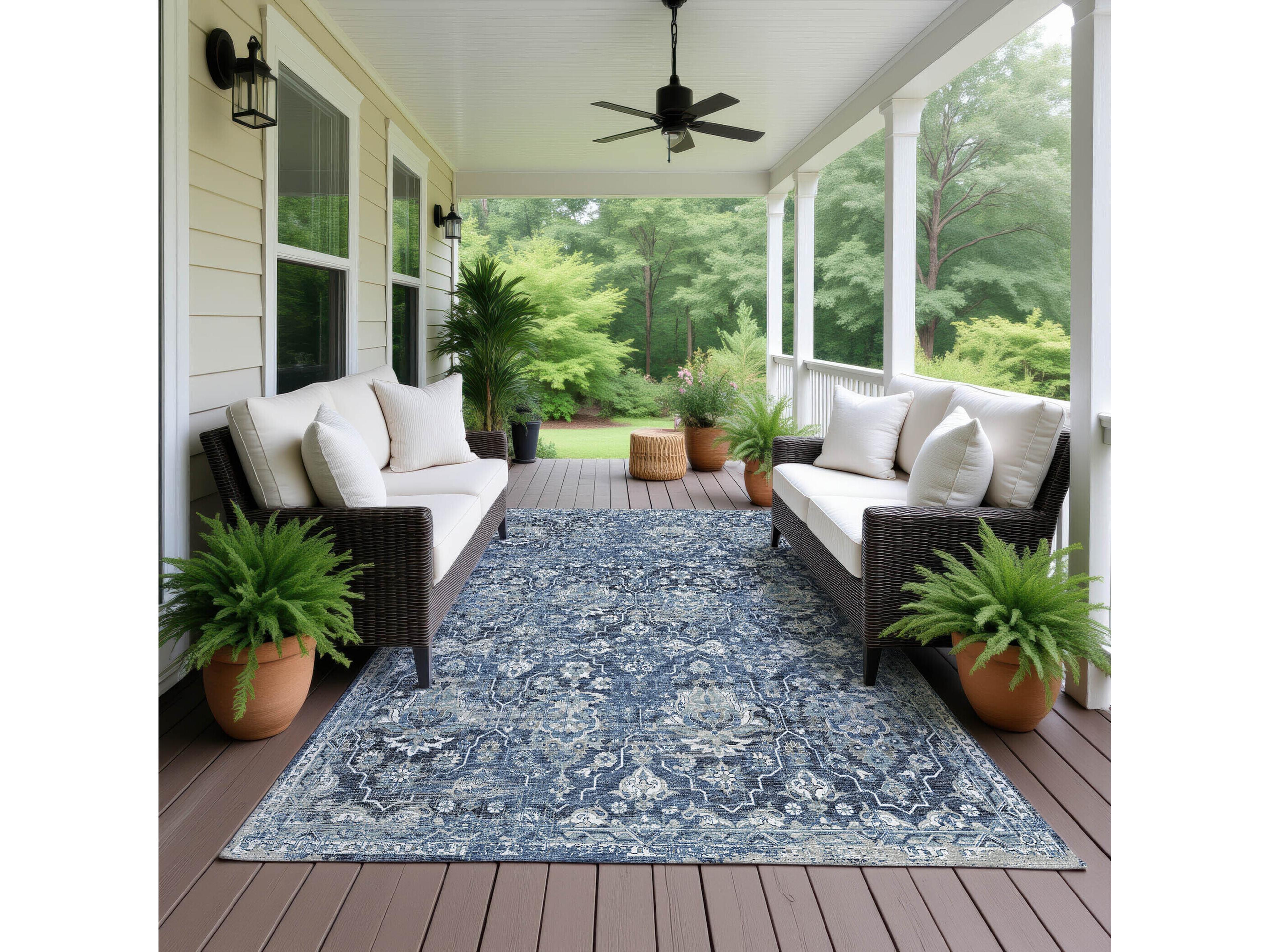 Dalyn Marbella Bordered Area Rug