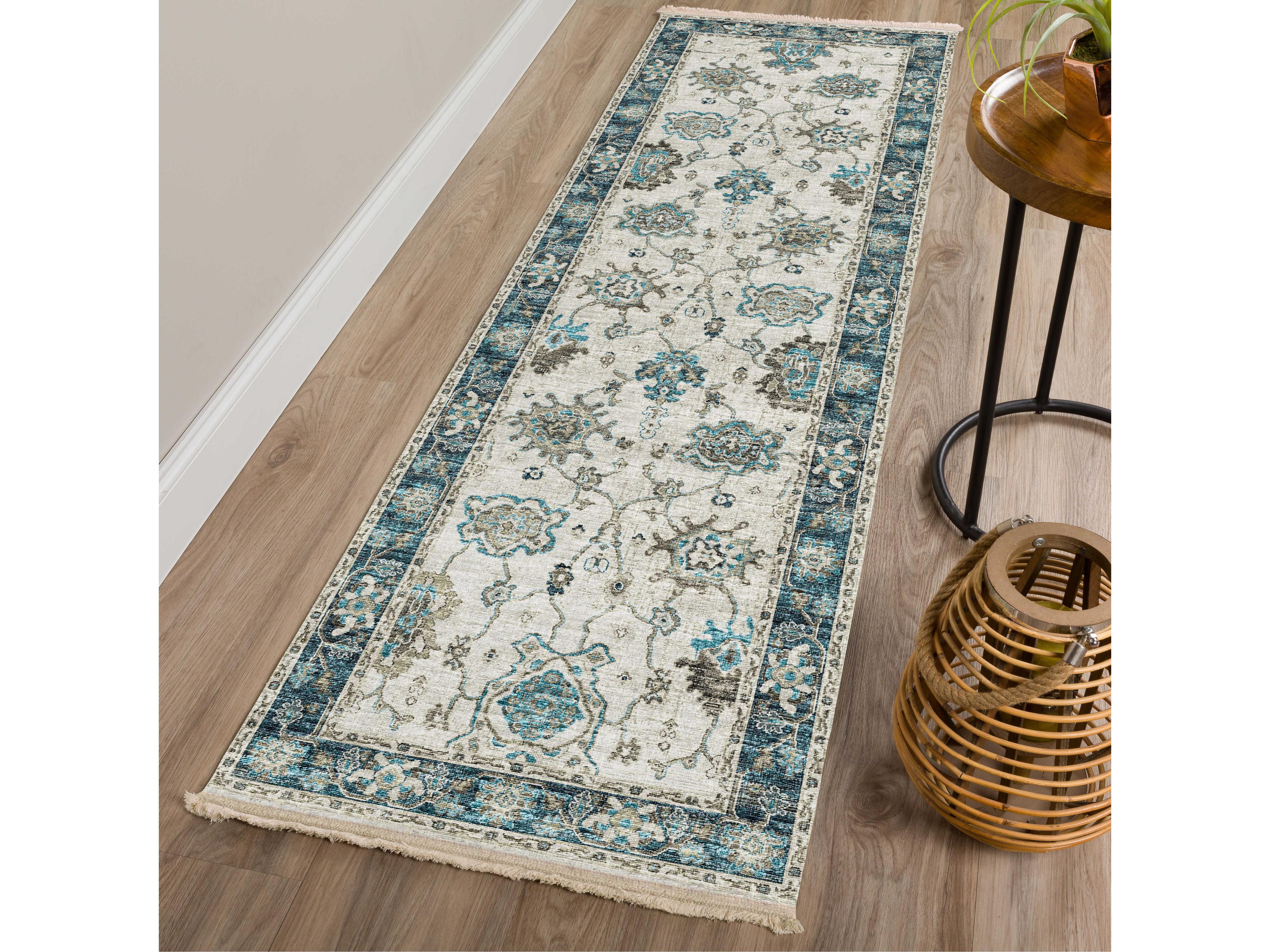 Dalyn Marbella Bordered Runner Area Rug
