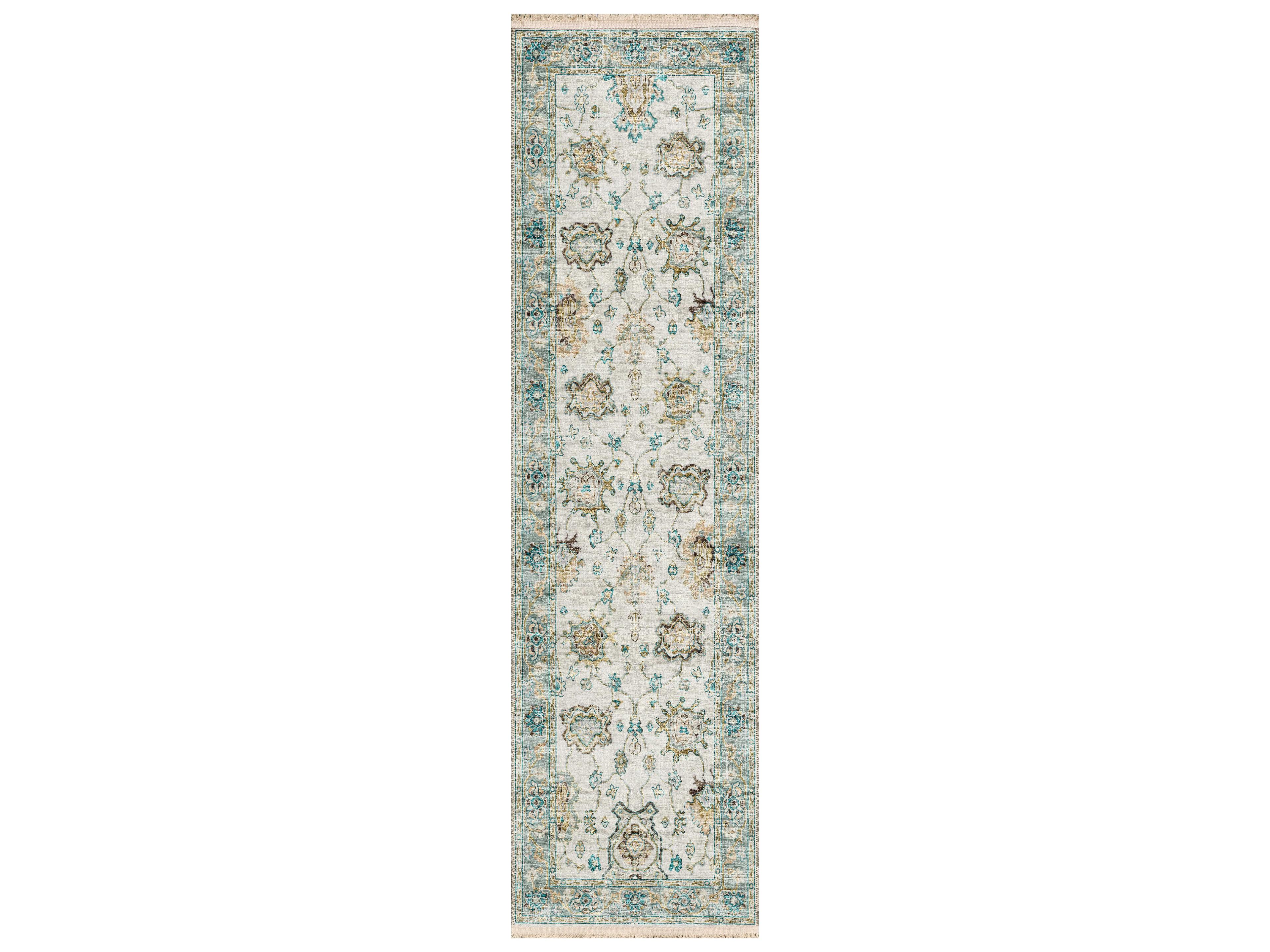 Marbella Bordered Runner Area Rug