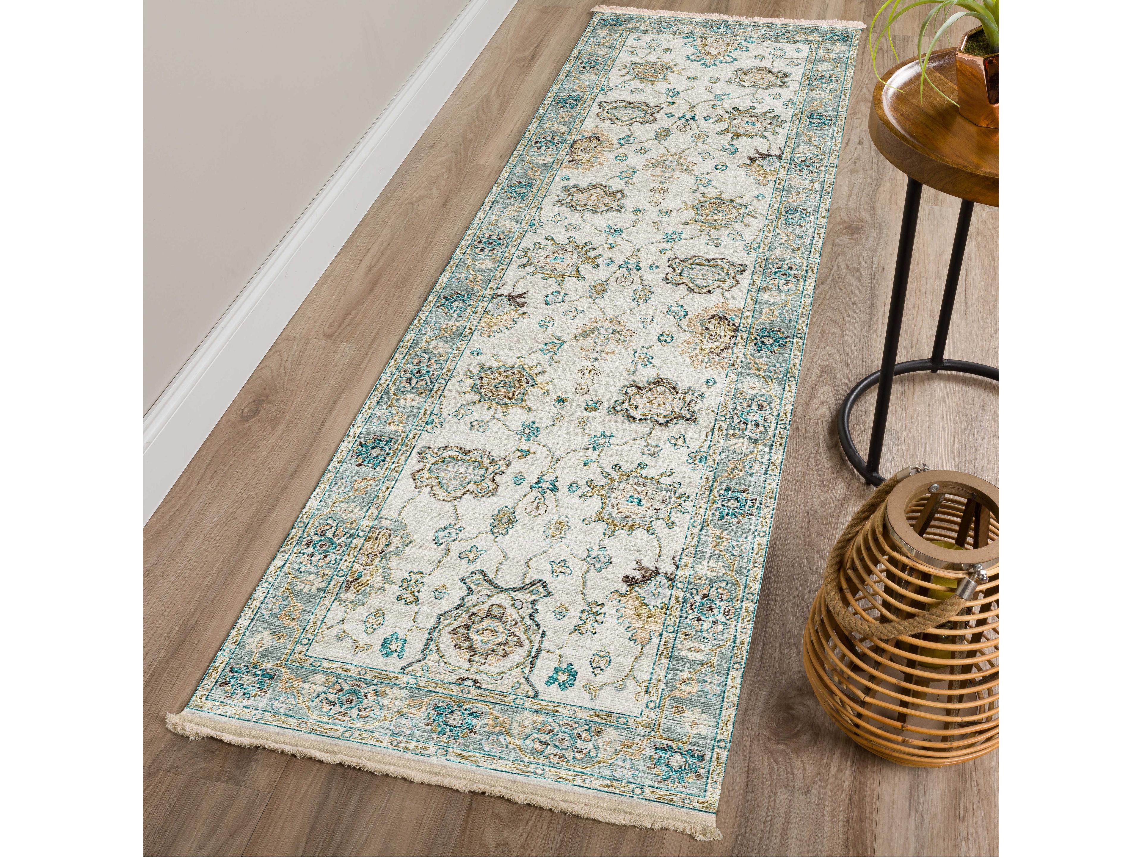 Dalyn Marbella Bordered Runner Area Rug