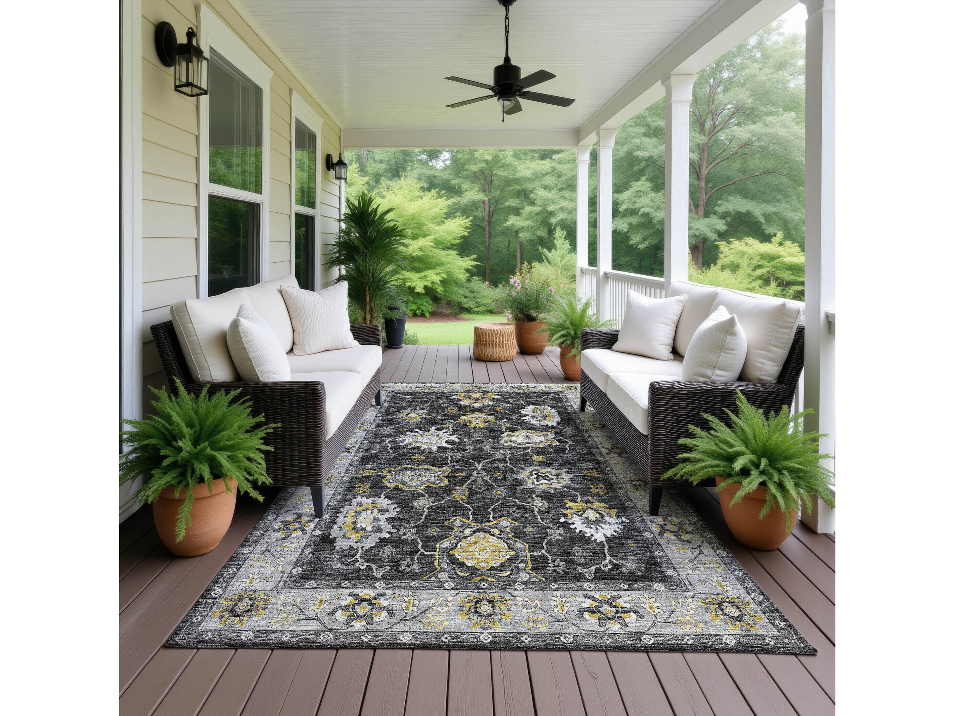 Dalyn Marbella Bordered Area Rug