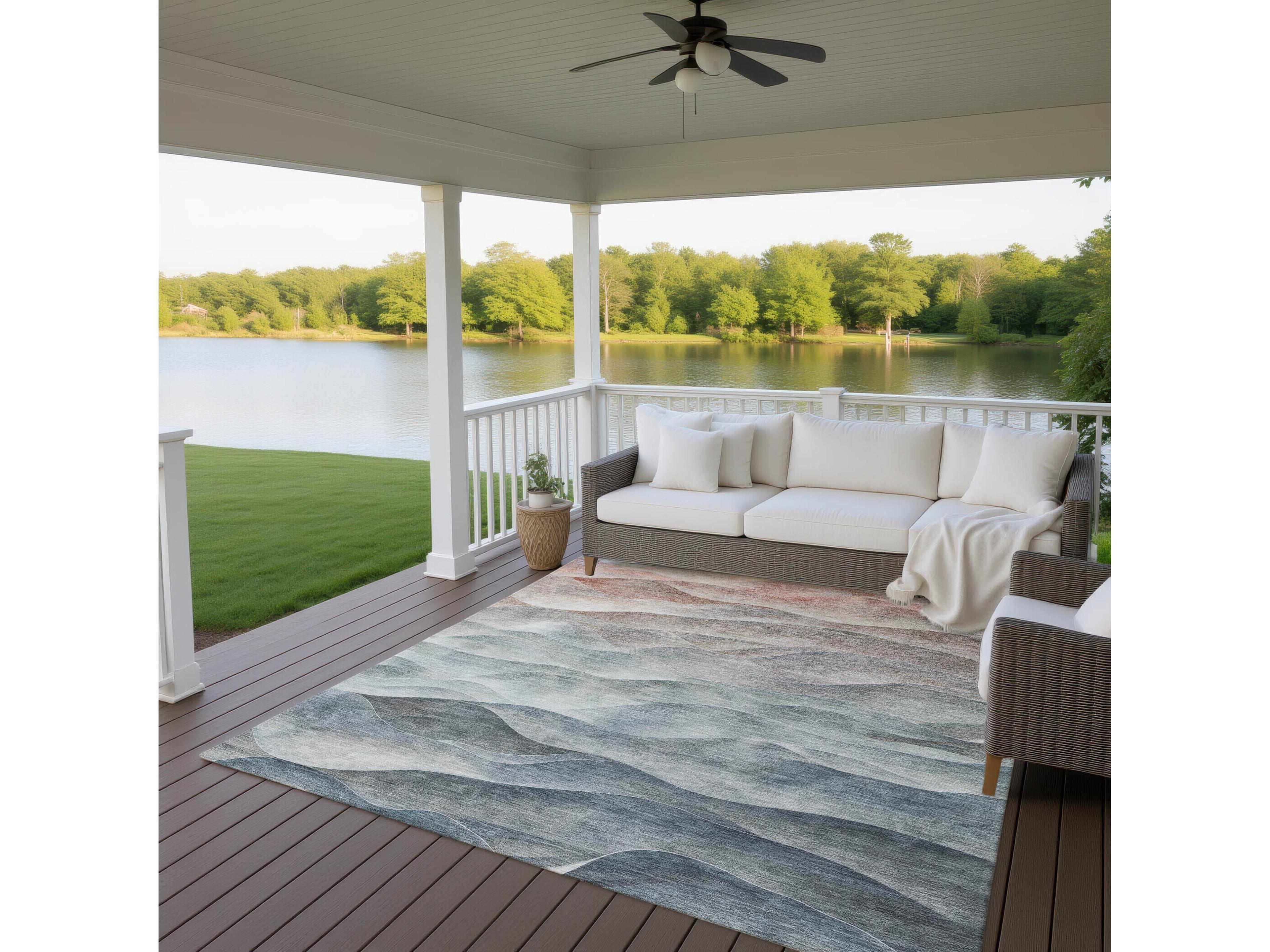 Dalyn Pacifica Abstract Area Rug