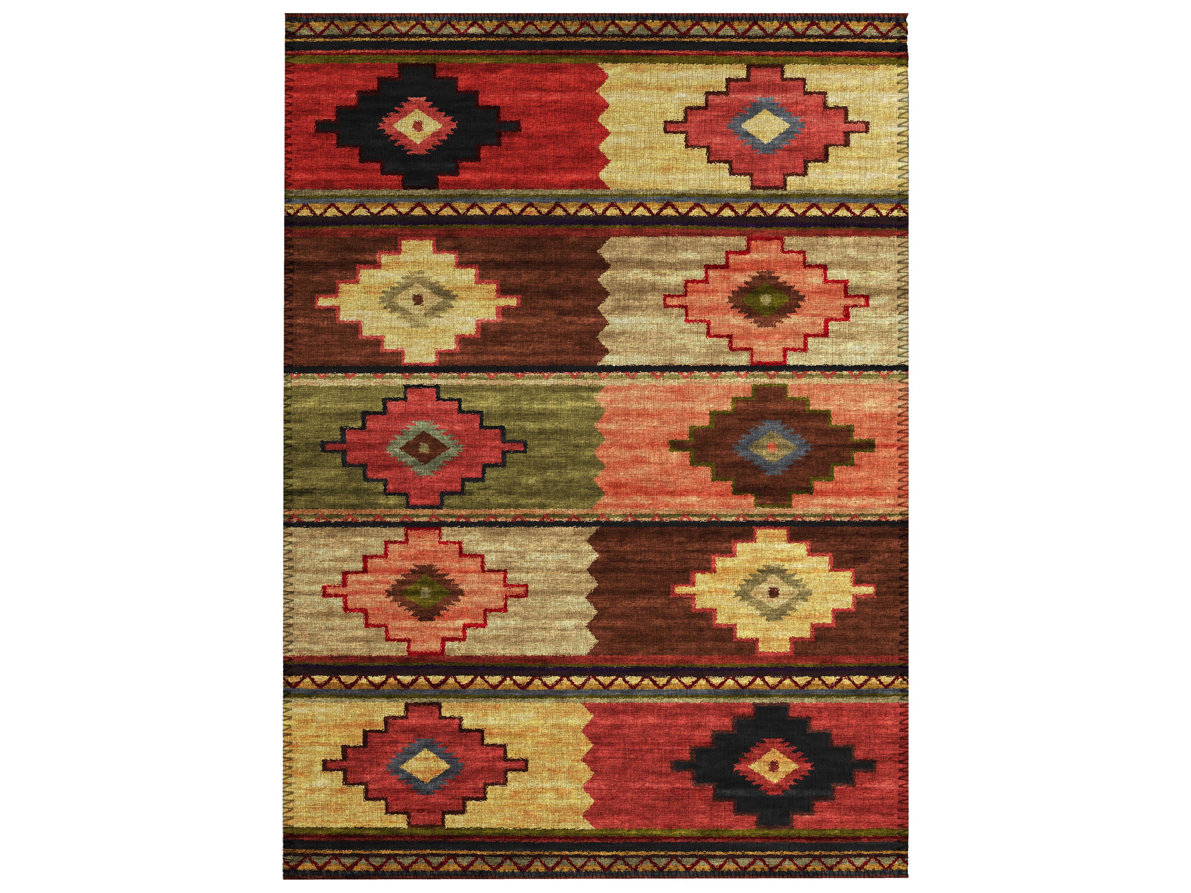 Phoenix Bordered Area Rug