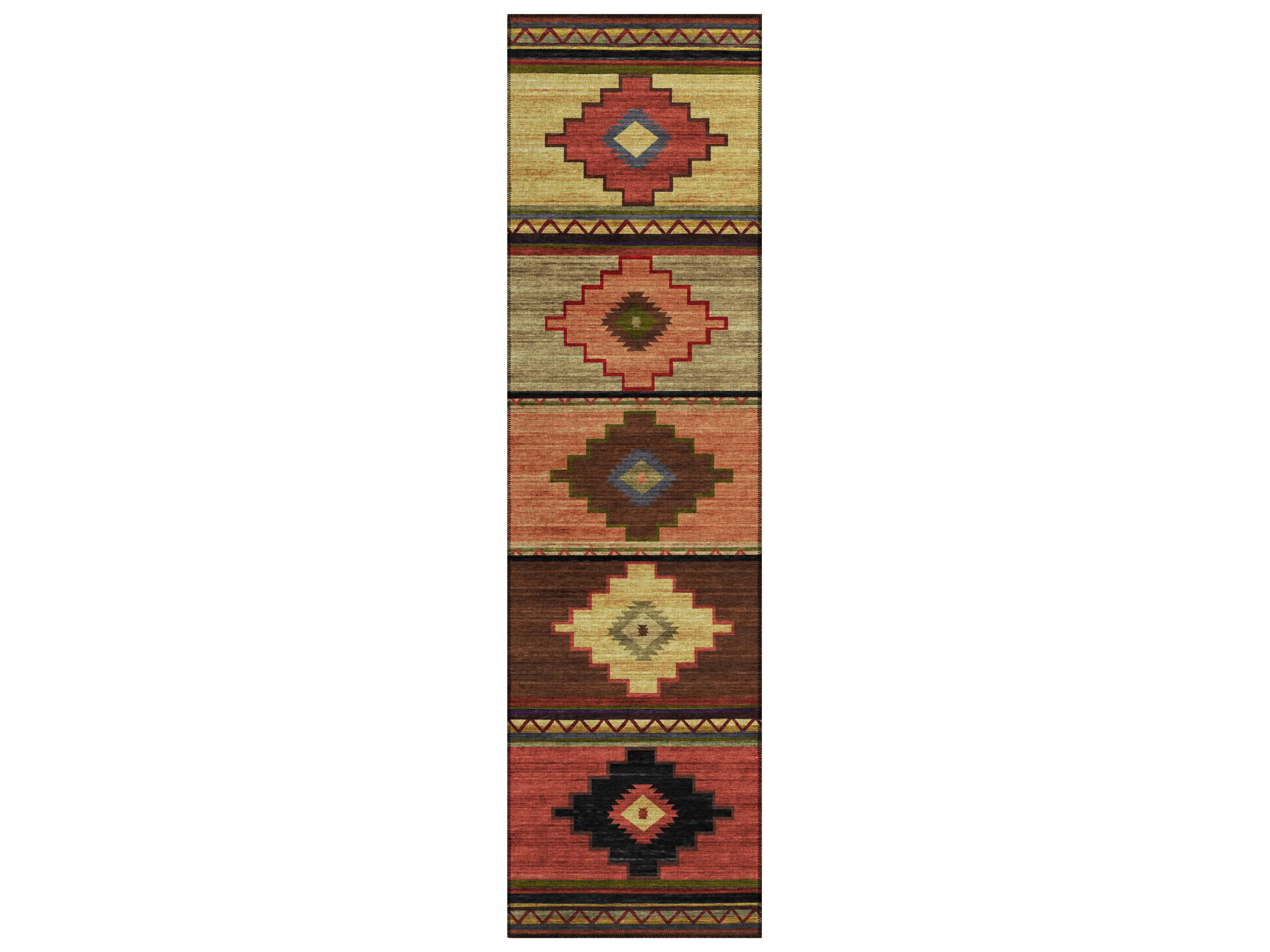 Phoenix Bordered Runner Area Rug