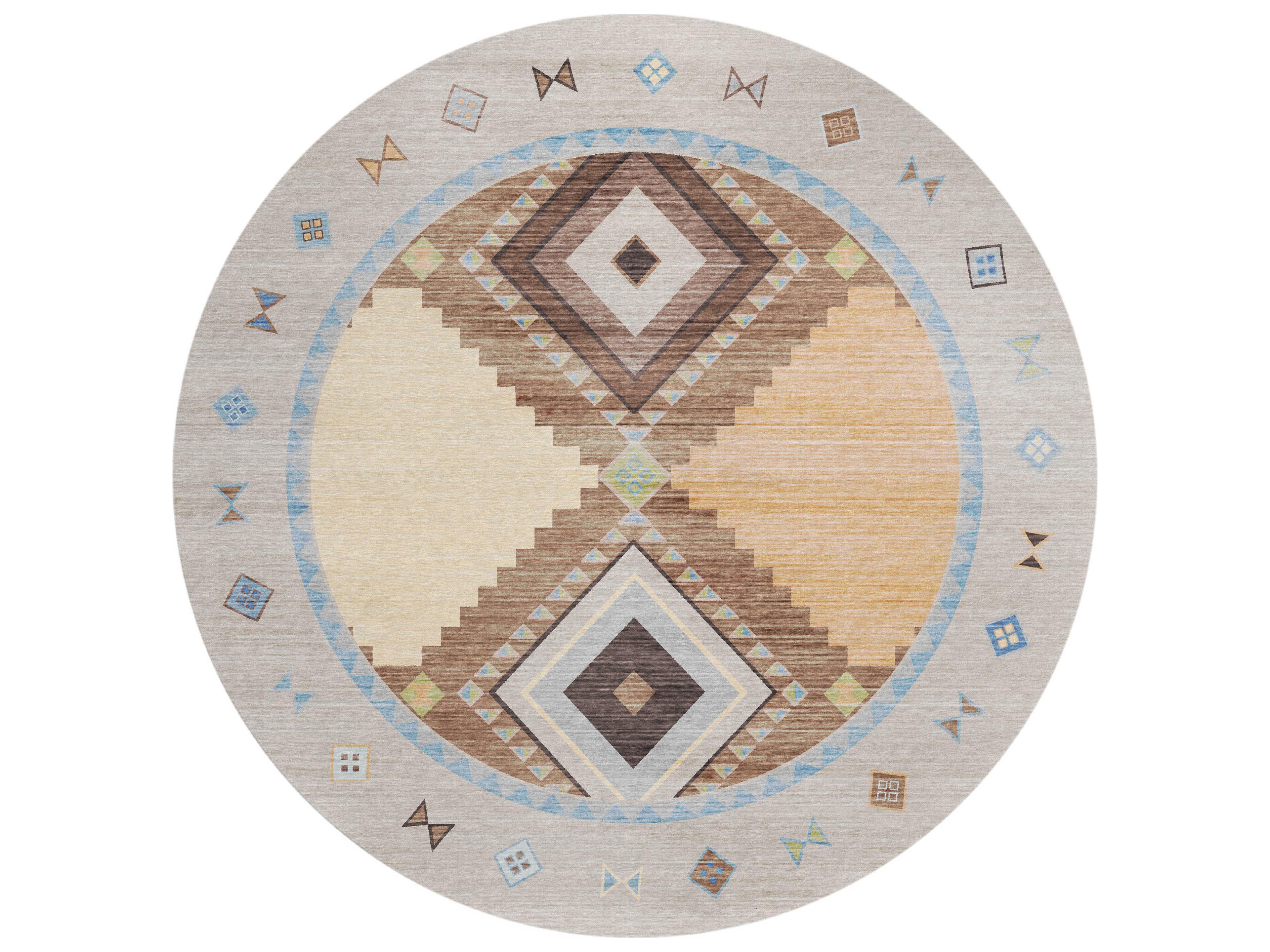 Phoenix Bordered Area Rug